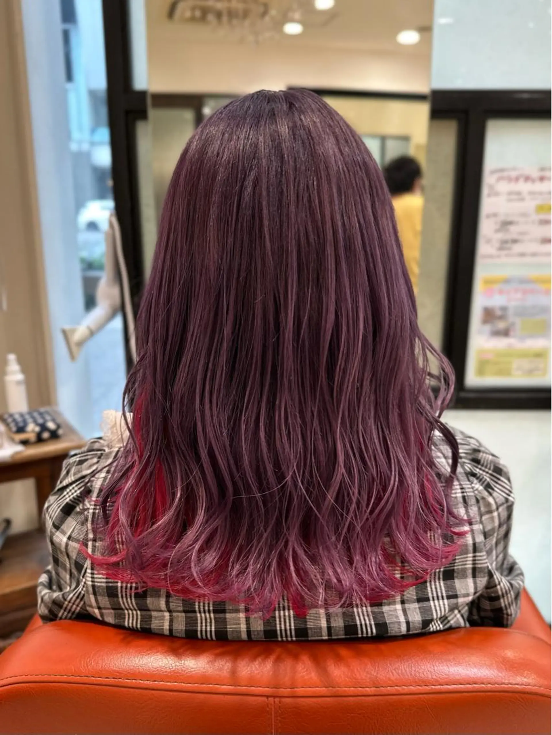 セミロング カラー 井上 武輝のヘアスタイル