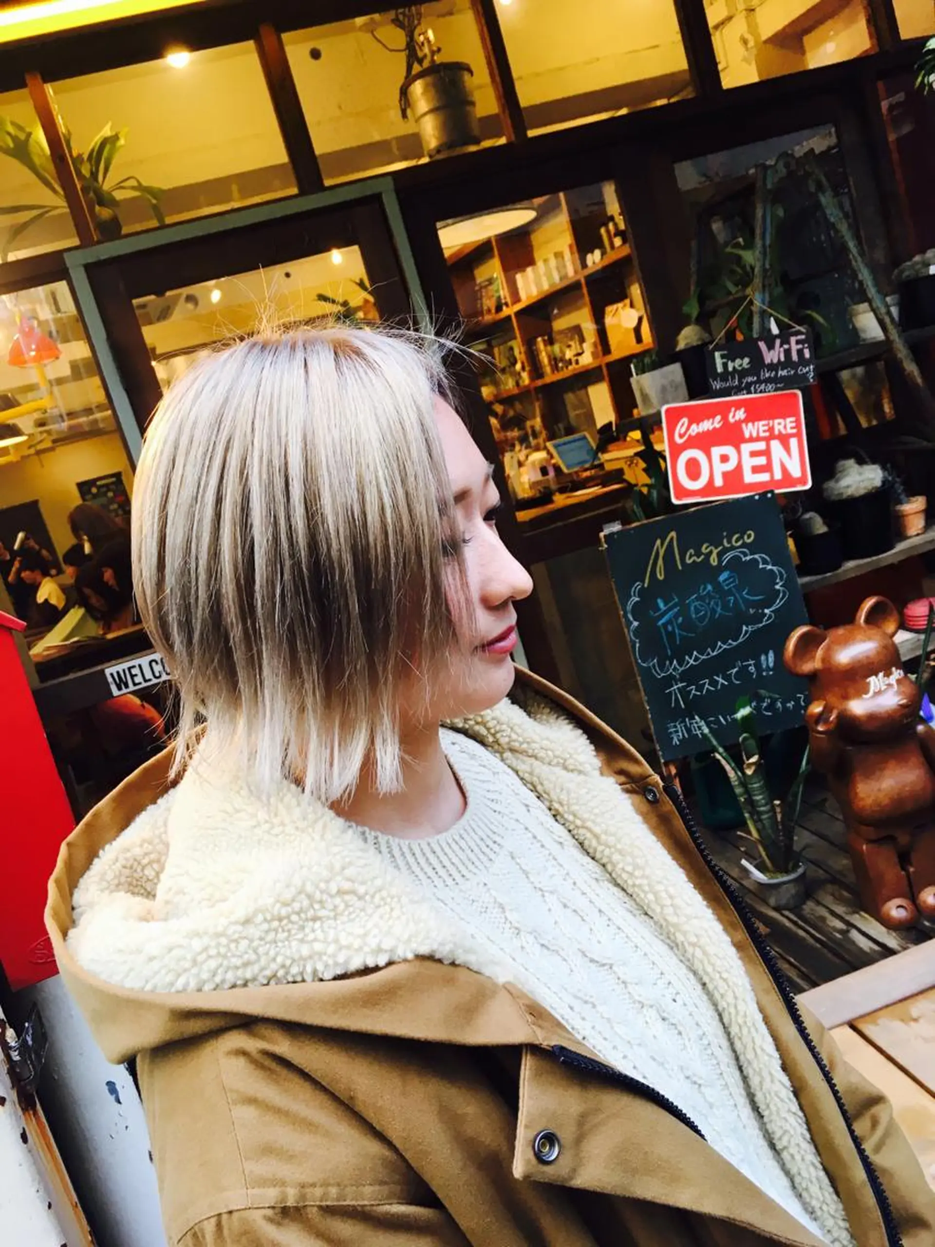 ショート カラー Lagom なかだのヘアスタイル