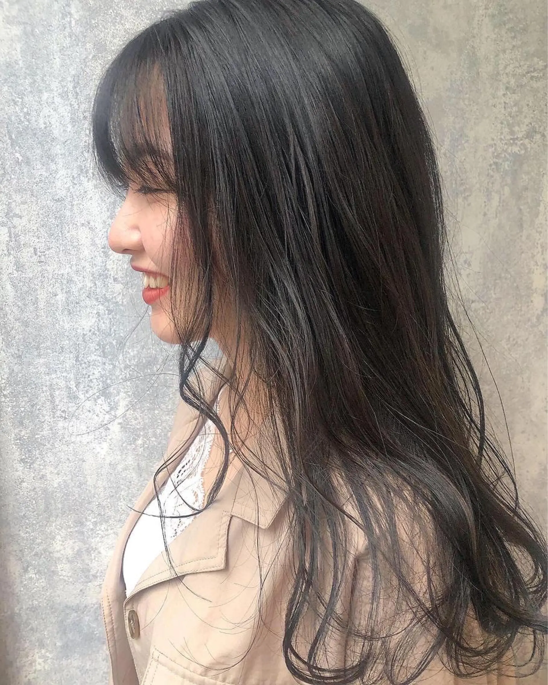 カラー アッシュ ラベンダーカラー ラベンダーアッシュ レイヤー/ボブ/ 顔周り/yukinaのヘアスタイル