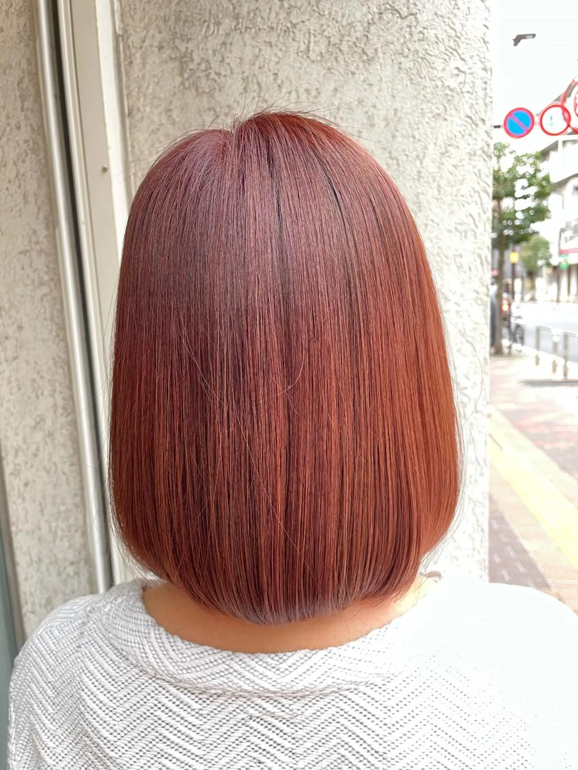 ミディアム カラー ピンクカラー ヘアカラー トリートメント CoCooN 店長 さのえみのヘアスタイル