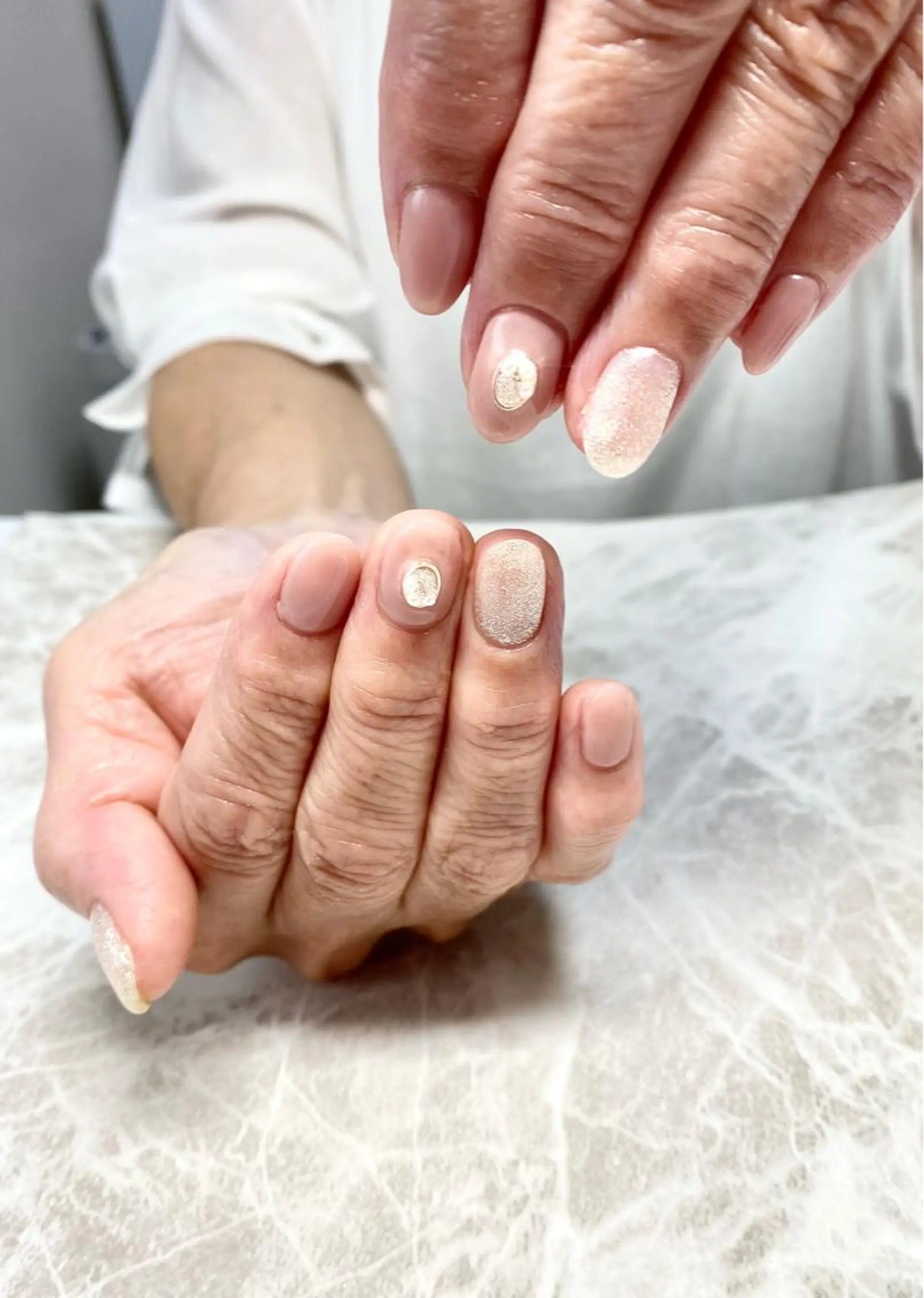 ネイル ラメ(グリッター) ゆぴねいる yupinailのネイルデザイン