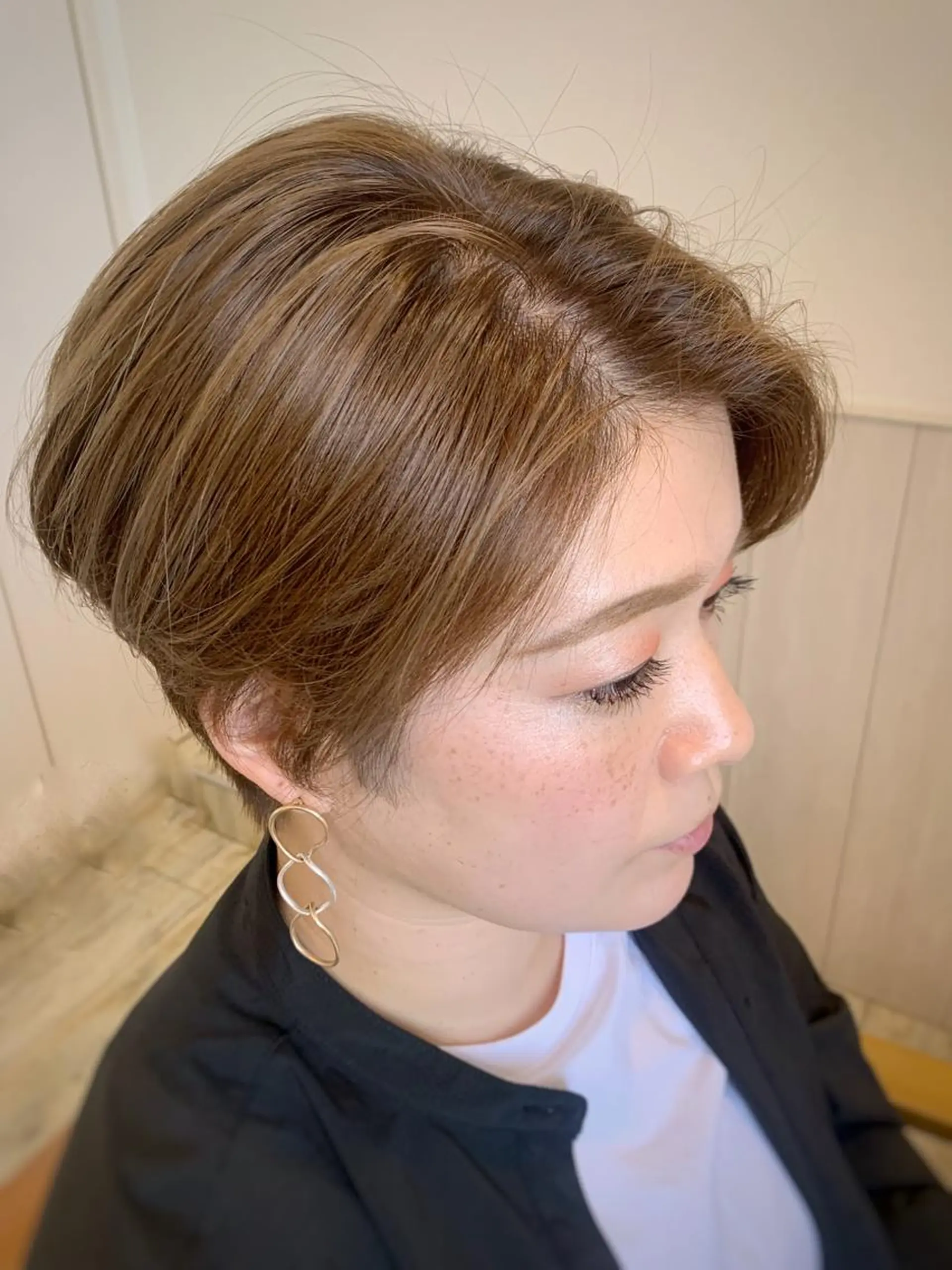 ショート カット ナガサカ サチのヘアスタイル