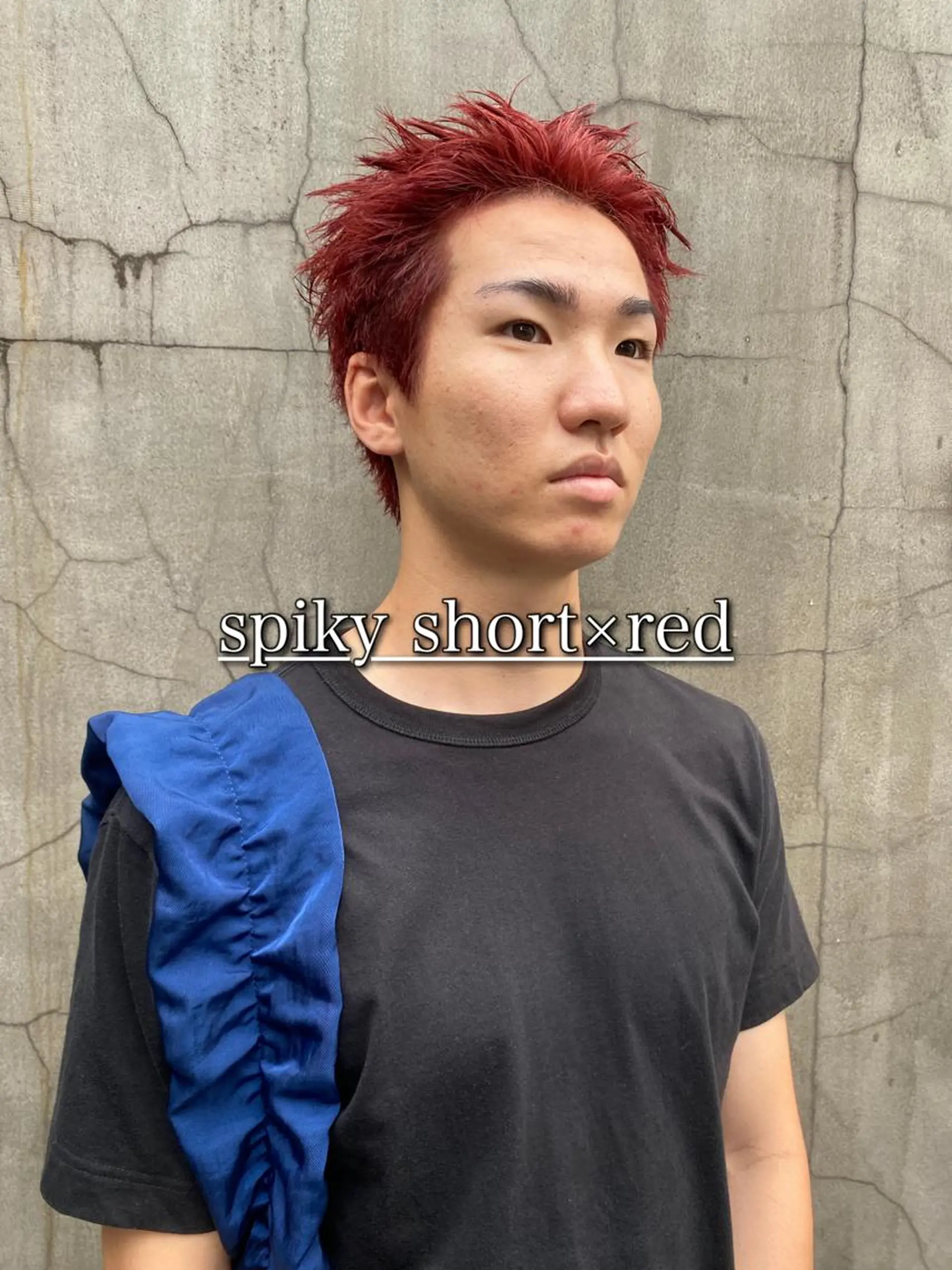 ショート カラー メンズ スパイキーショート ショートヘア カット ヘアカラー トリートメント メンズヘア/パーマ/ SHOUTOのヘアスタイル