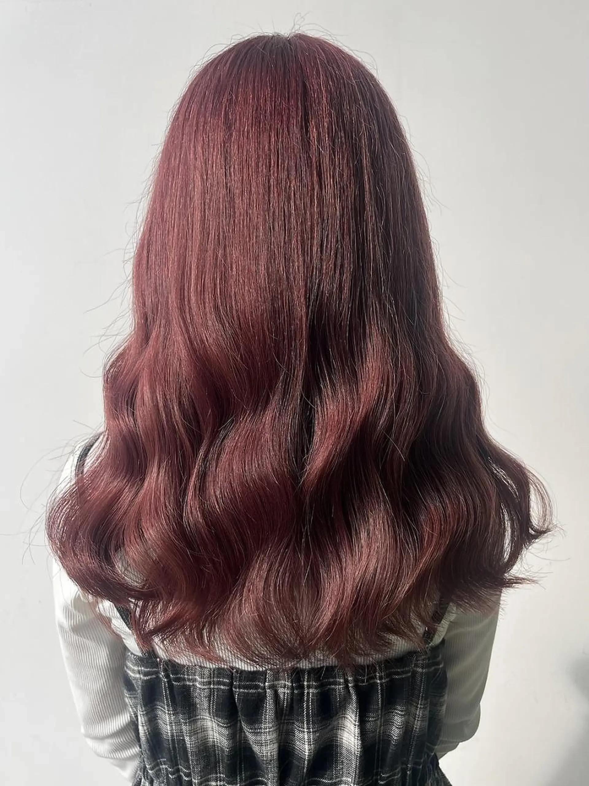 セミロング カット ヘアカラー momoca/松本/ 暖色カラー/ボブのヘアスタイル