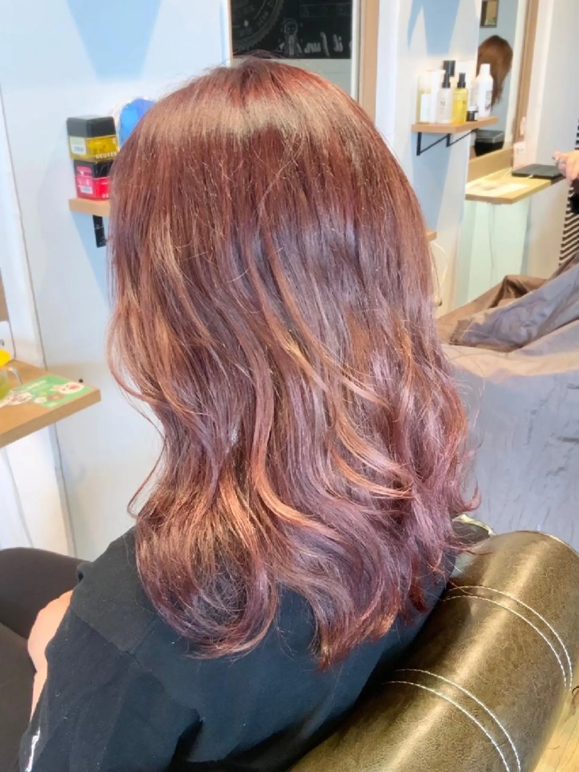 カラー ベージュカラー ピンクカラー ピンクベージュ ヘアカラー トリートメント 堀 望美のヘアスタイル