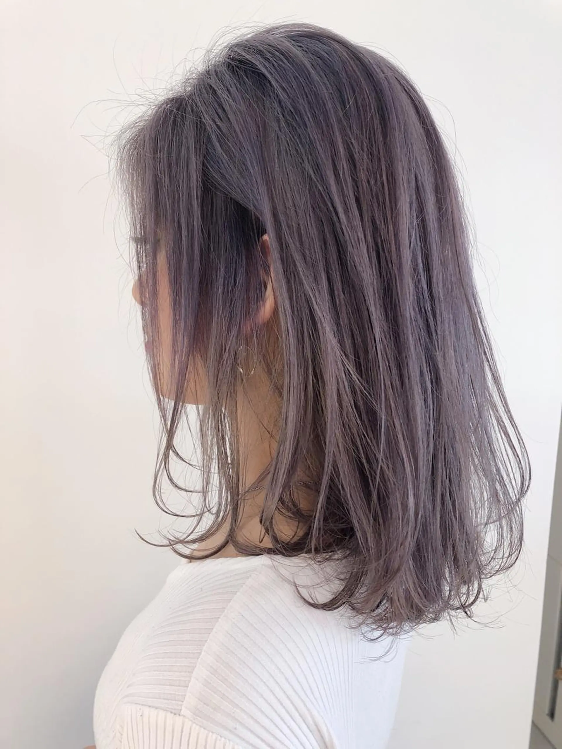 ミディアム カラー 中西倖 トップスタイリストのヘアスタイル