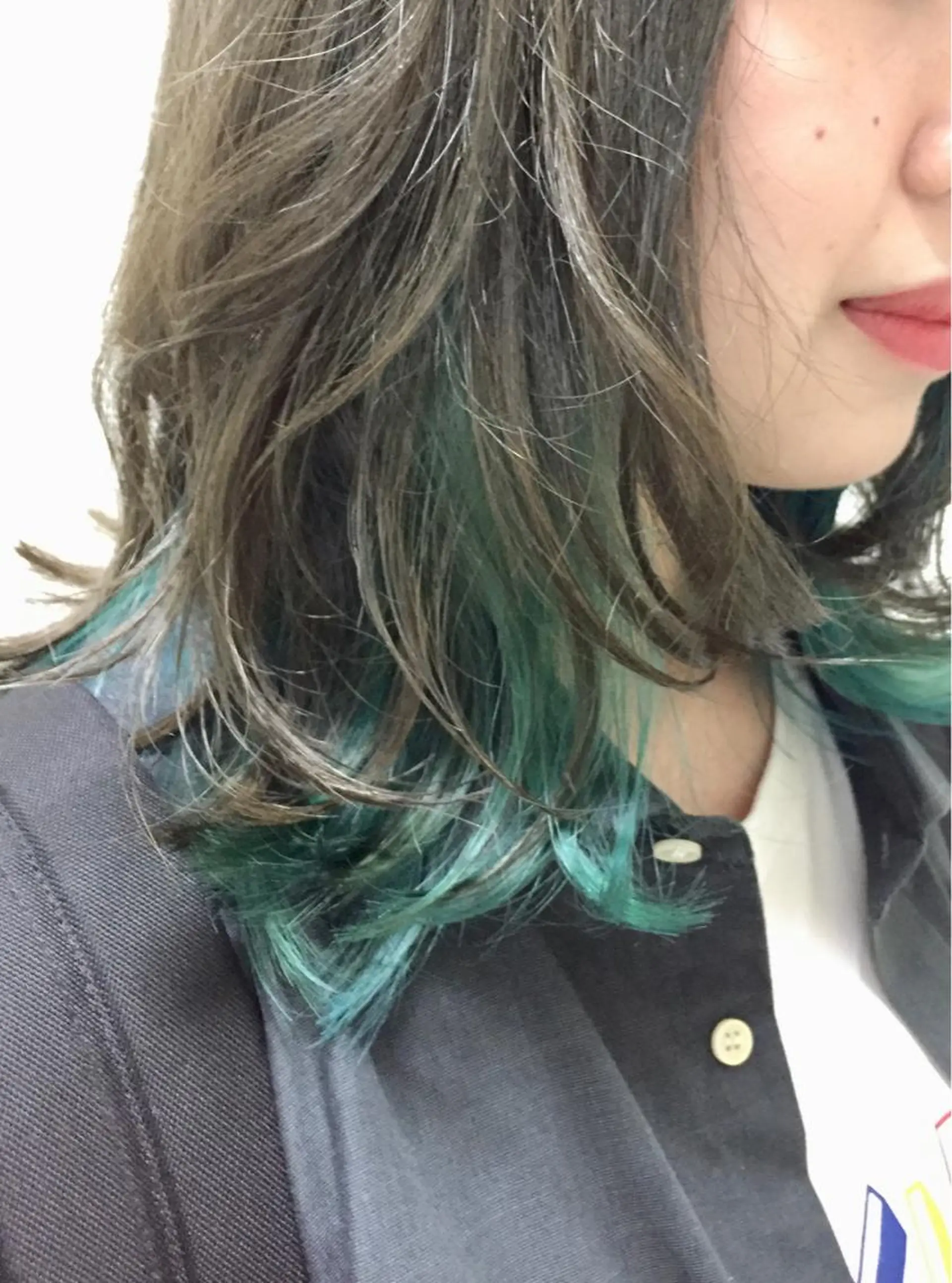 ミディアム カラー ブルーカラー インナーカラー ヘアカラー 🌈 DAIKI 🌈のヘアスタイル