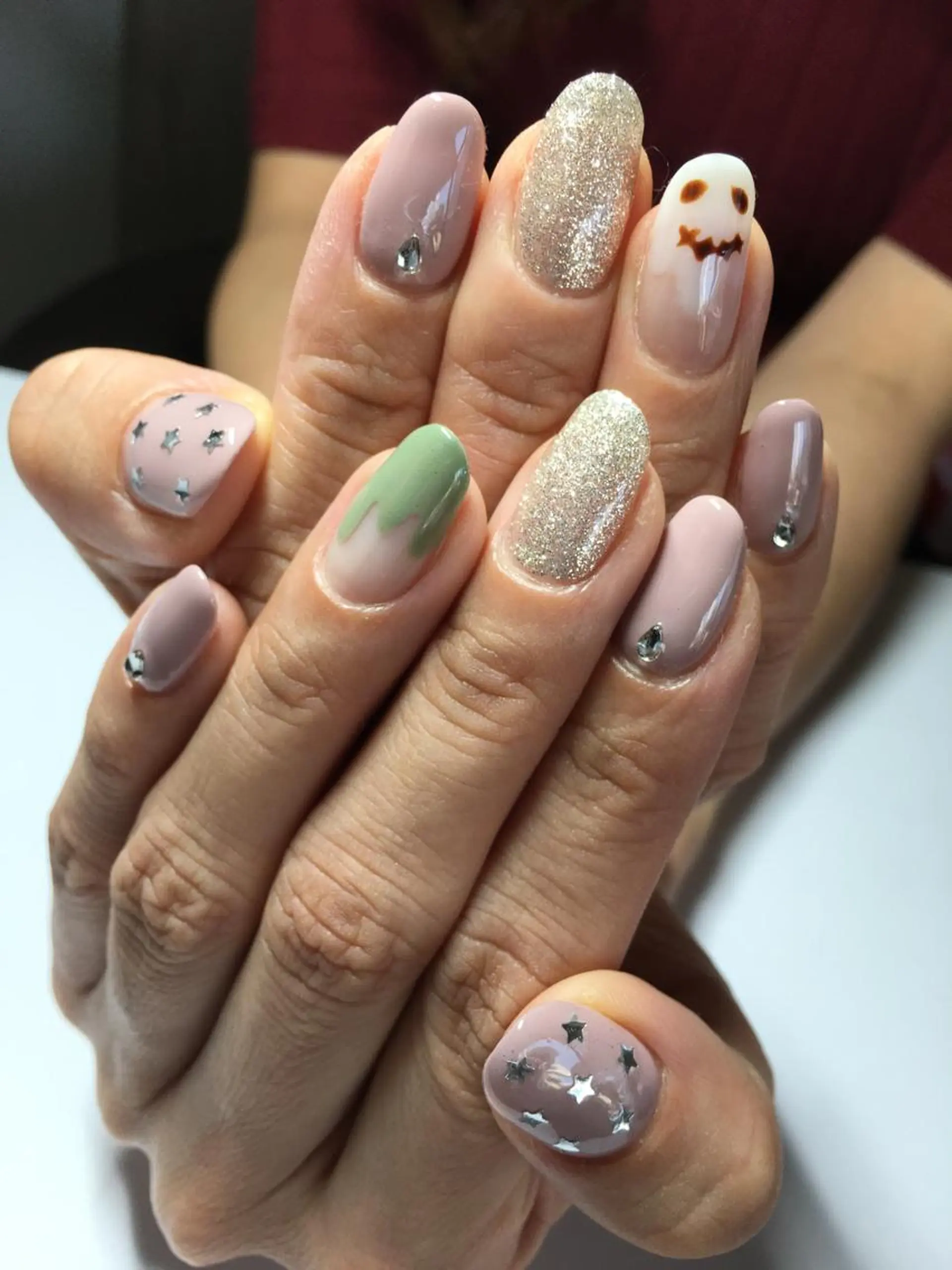 ネイル ハロウィン ma cherieのネイルデザイン