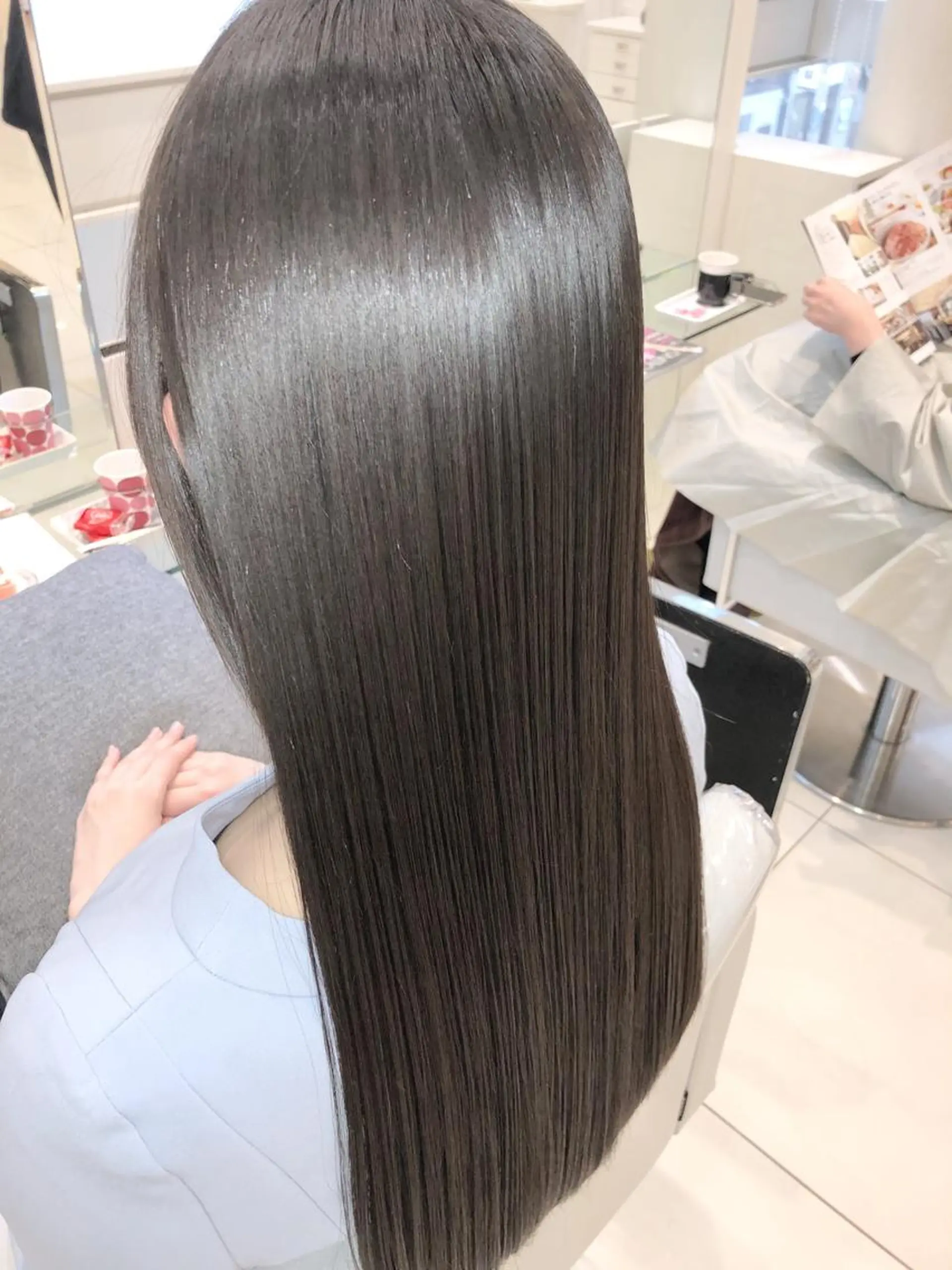 ロング カット トリートメント 縮毛矯正/髪質改善 /ブリーチ/東陽町✨のヘアスタイル