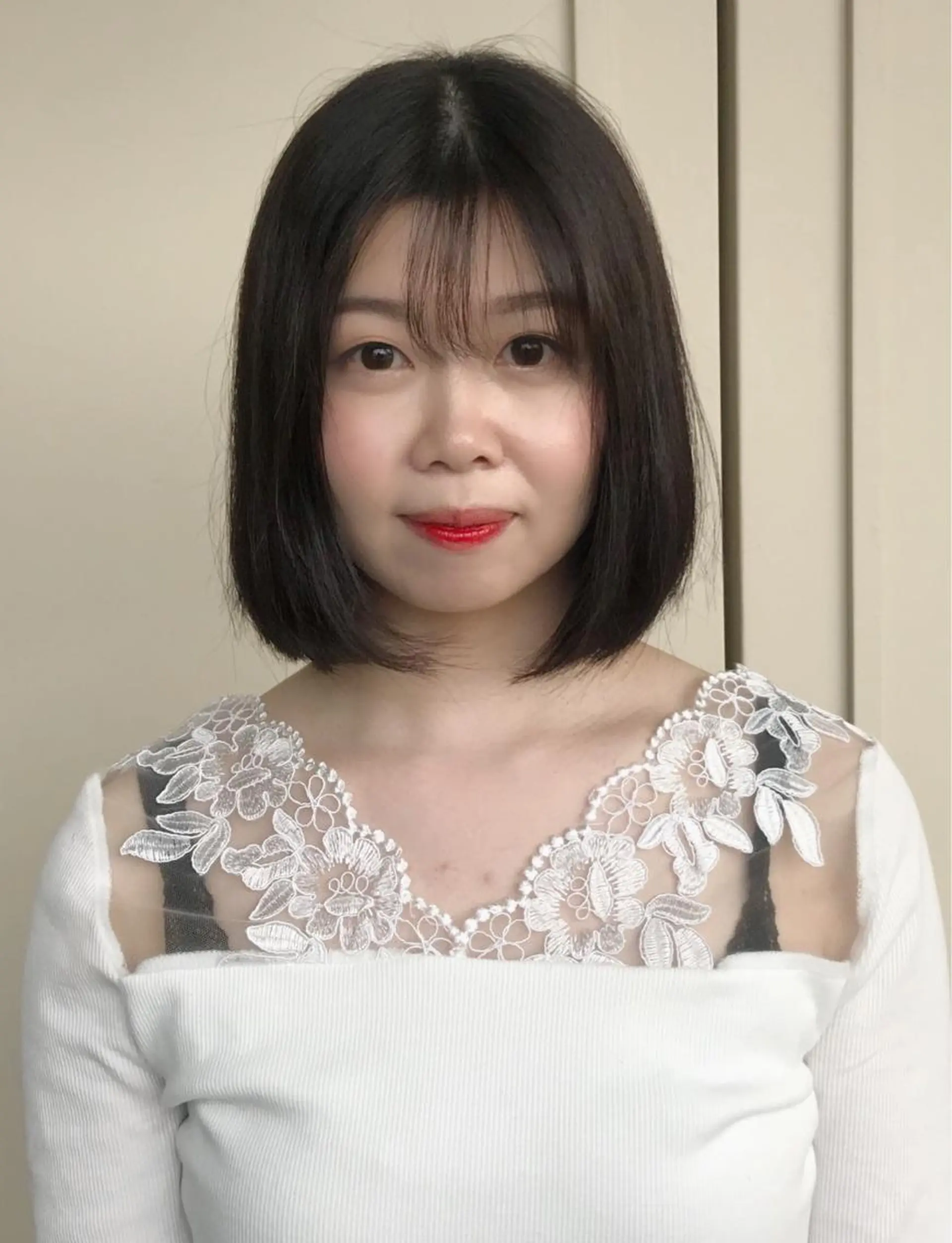 ショート カラー ヘアアレンジ ボブ 【体験】韓国 メイク&ヘア天神のヘアスタイル