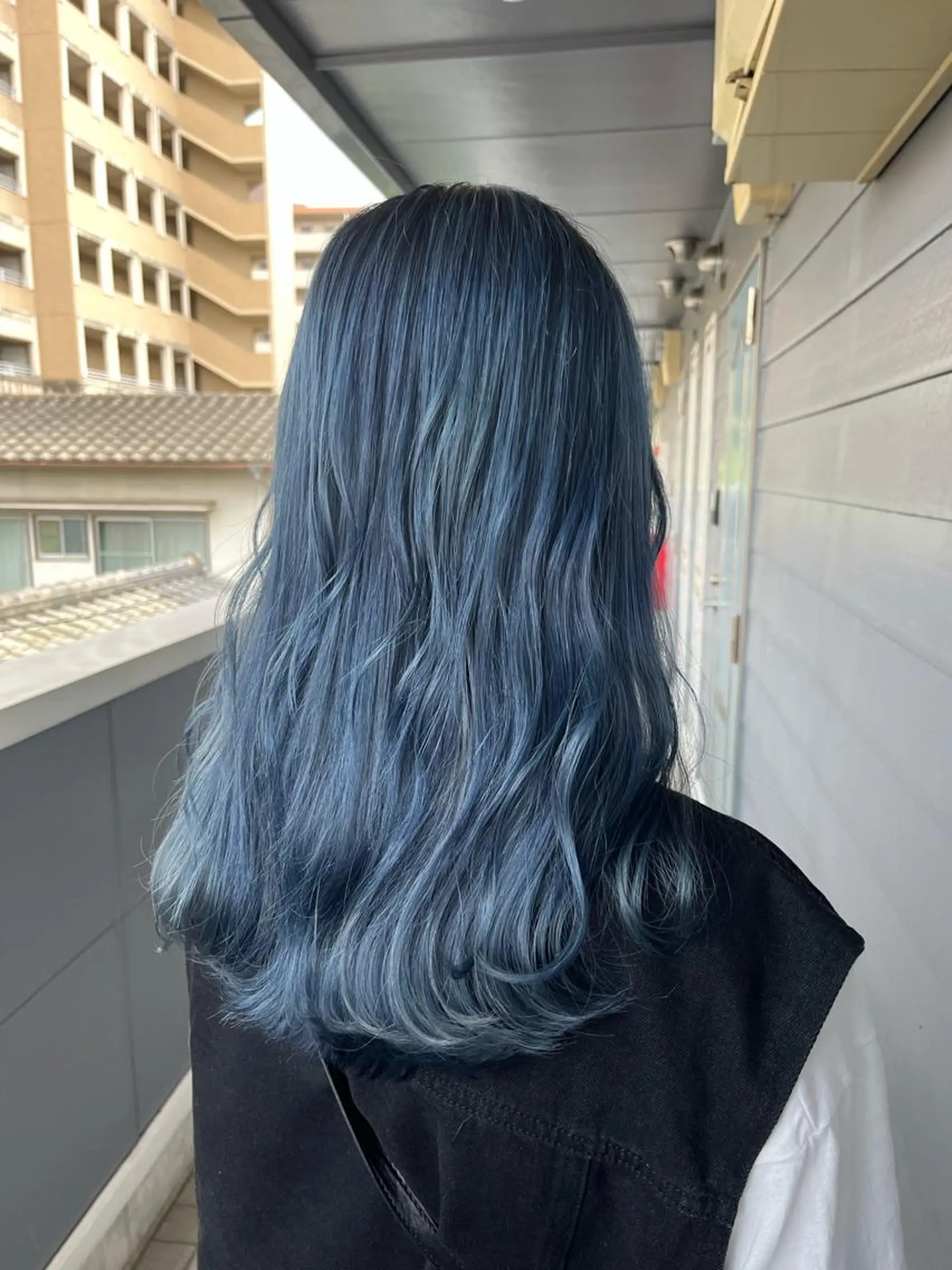 ミディアム カラー ヘアカラー 渡辺 健太のヘアスタイル