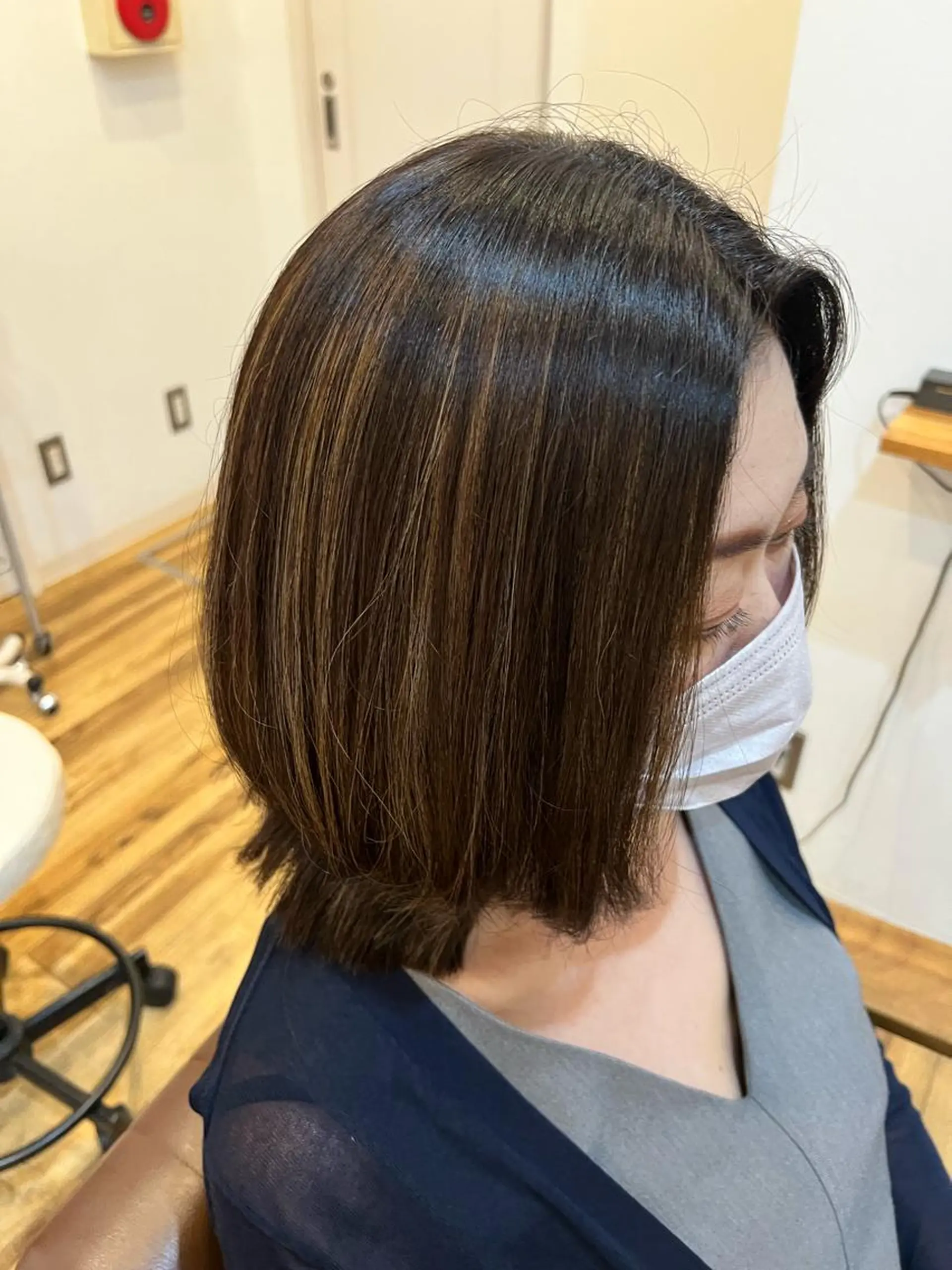 ミディアム カラー 🐰ハイトーンカラー 畠山 渡🐰のヘアスタイル