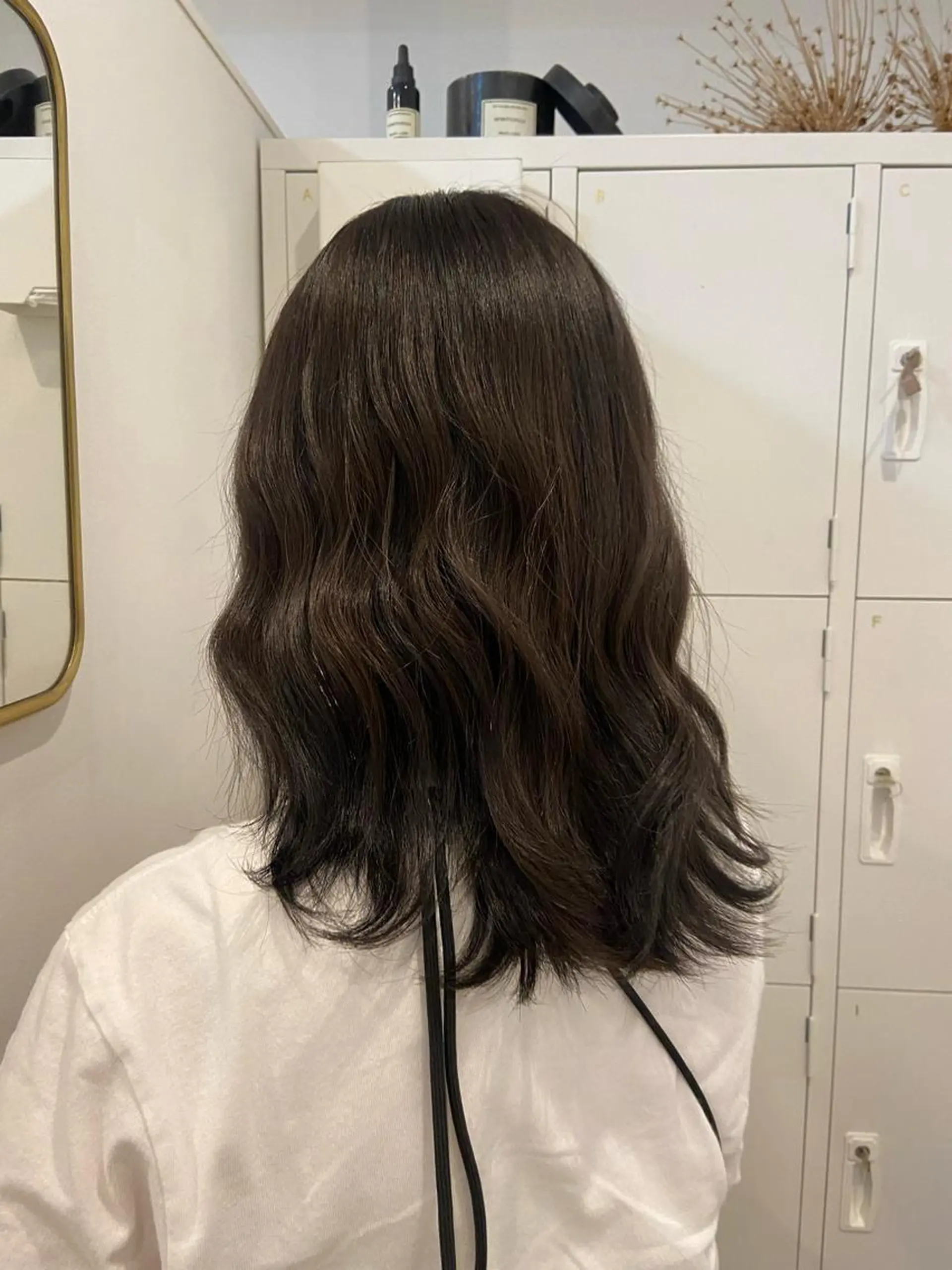 カラー ブラウンカラー ダークブラウン ヘアカラー トリートメント 梅田/柔らかカラー/ オオハシ リナコのヘアスタイル