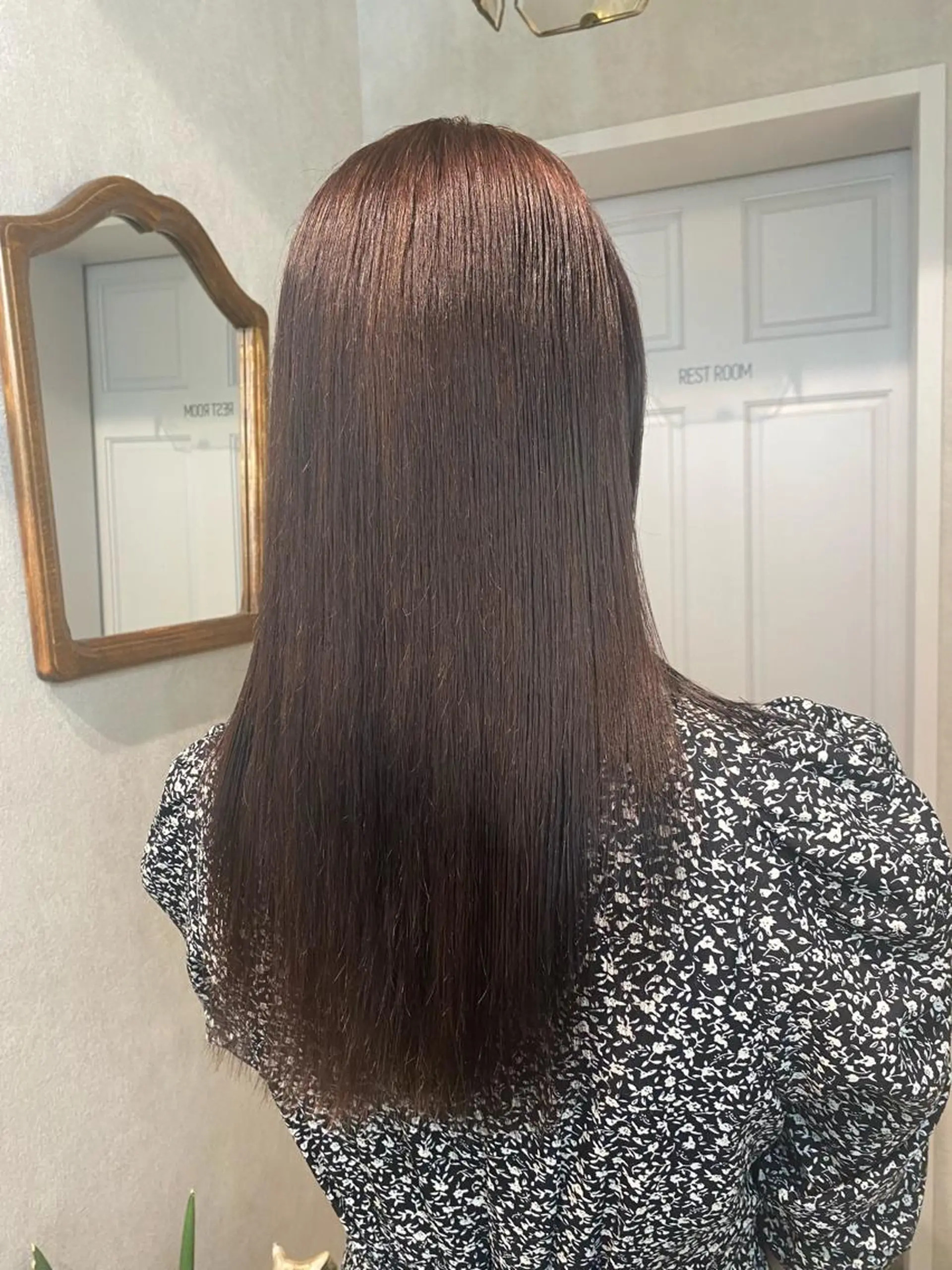 セミロング カラー ヘアカラー お洒落カジュアル🍃 まなとのヘアスタイル