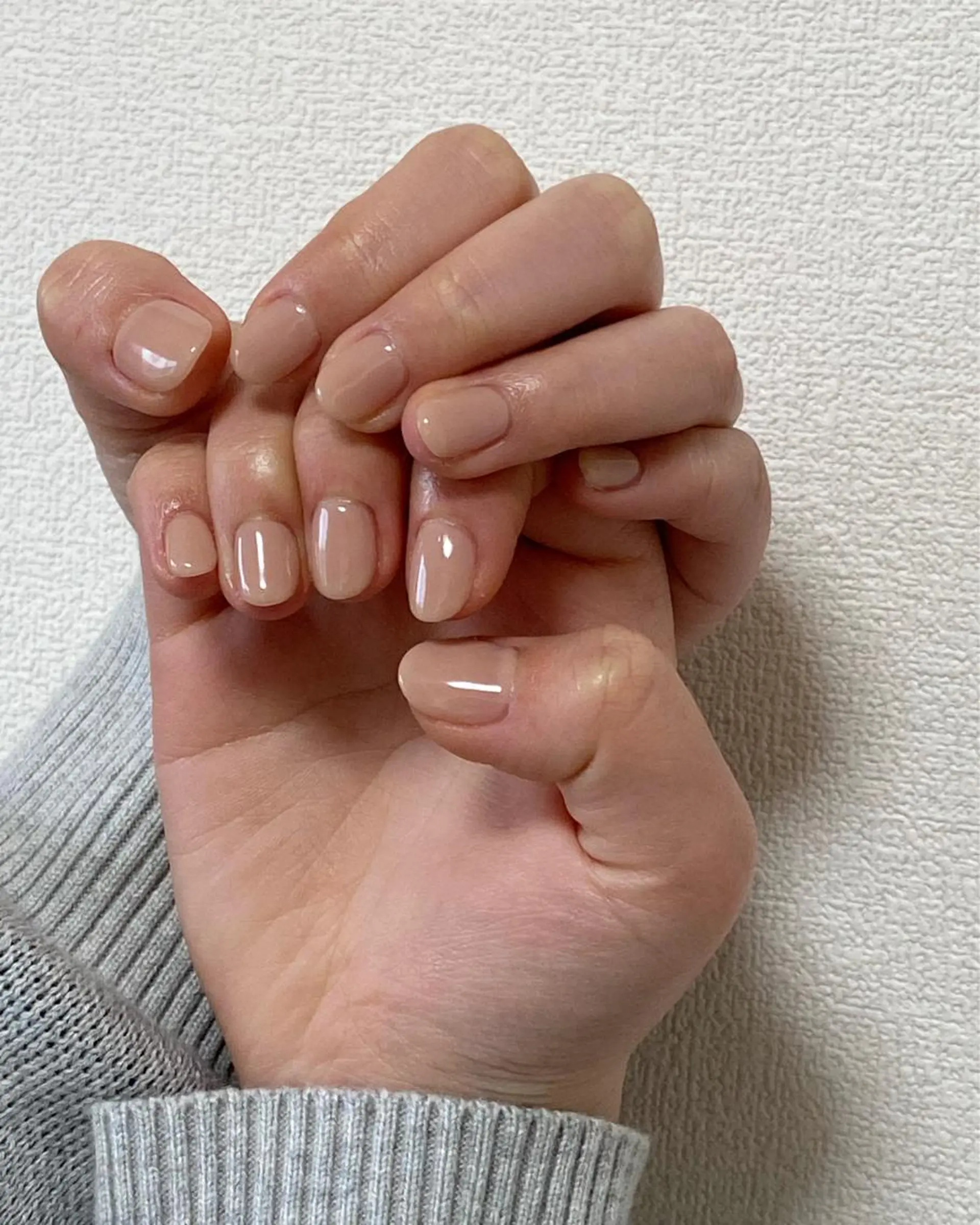 ネイル ワンカラーネイル ハンドネイル 自宅サロン FeelFreeのマツエク・マツパデザイン