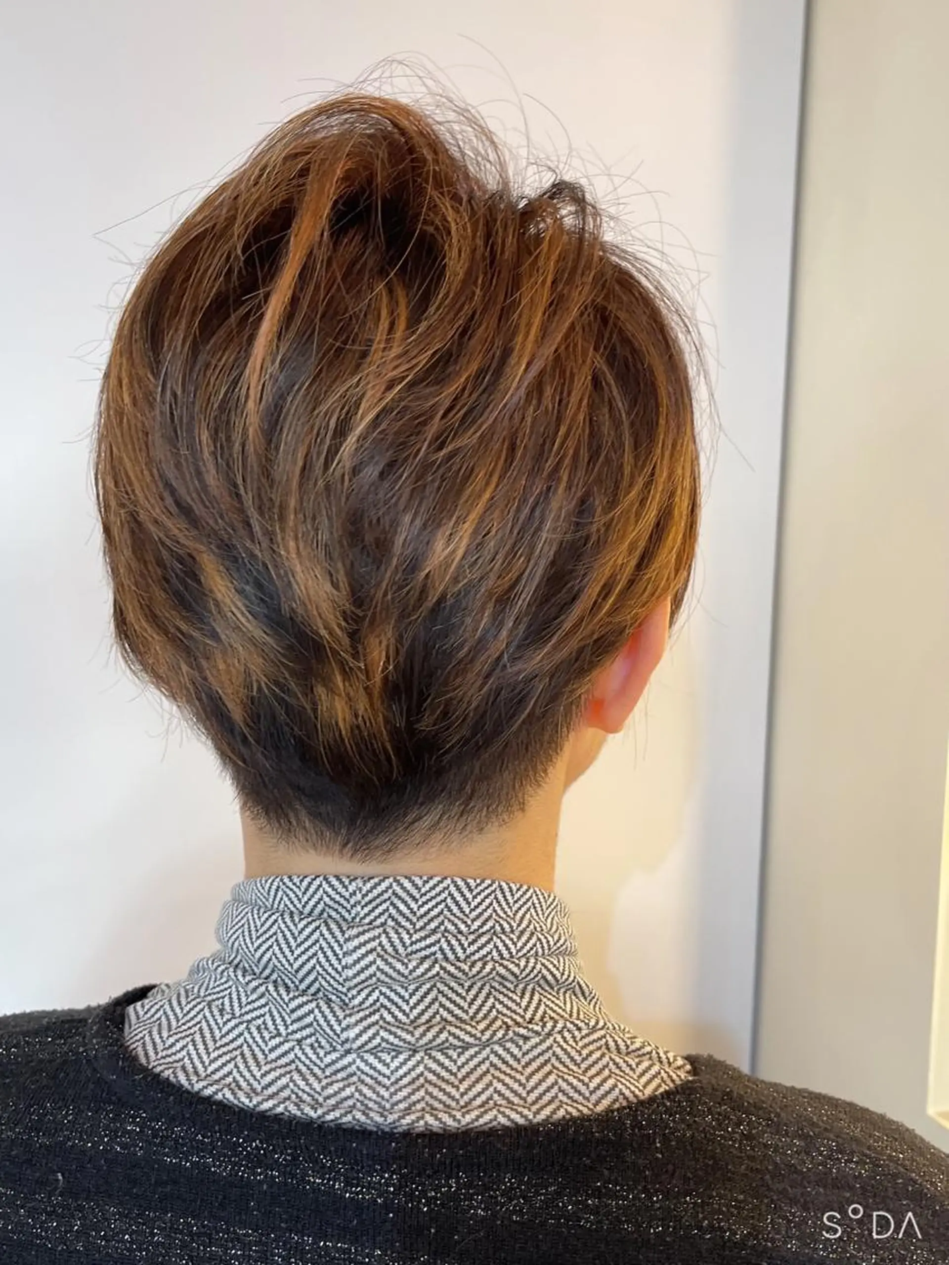 ショート カラー ヘアセット着付け目黒 駅すぐ　松永香代子のヘアスタイル