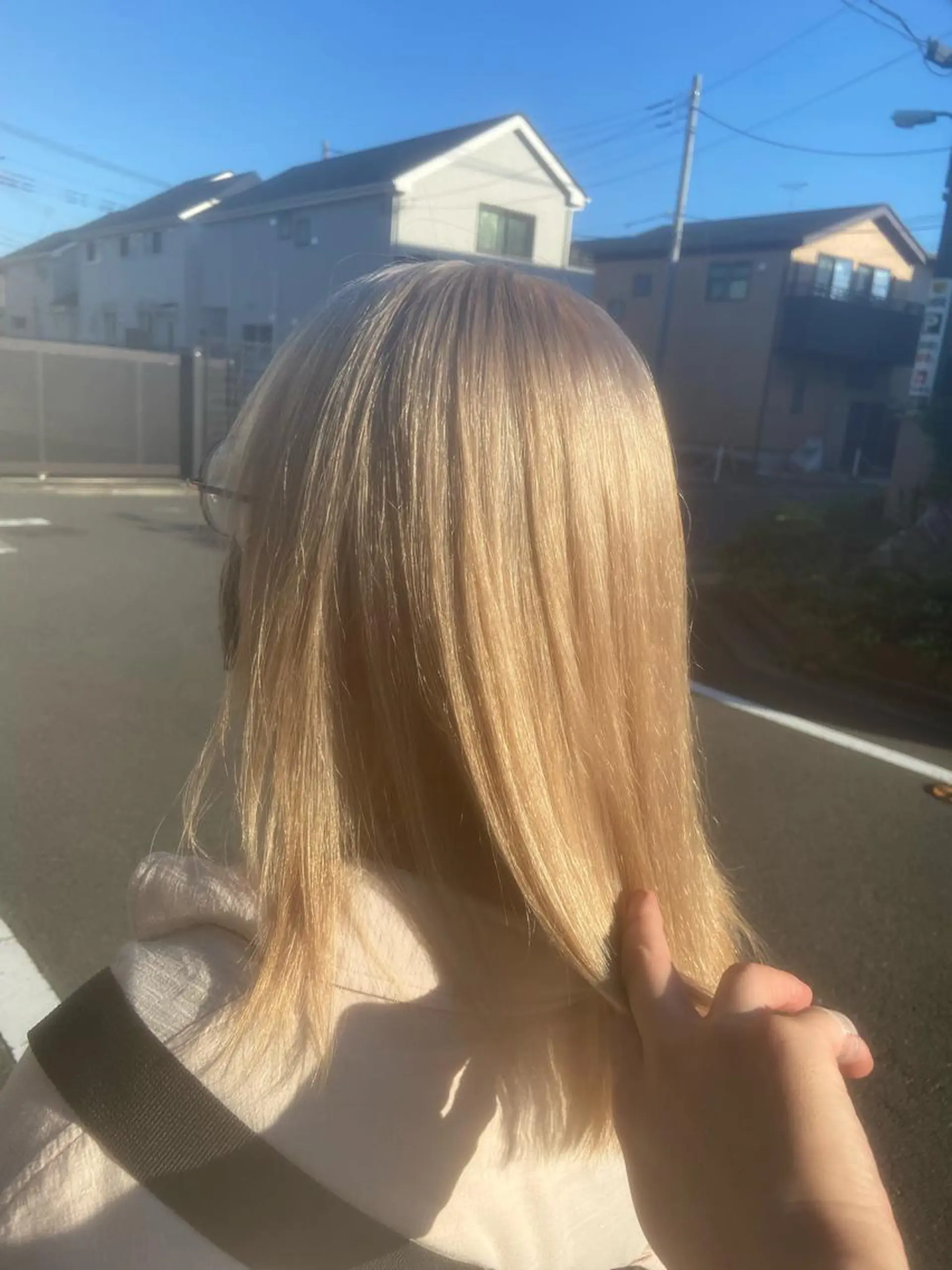 セミロング カラー 🪼高評価🪼 💎柴崎の藤咲💎のヘアスタイル