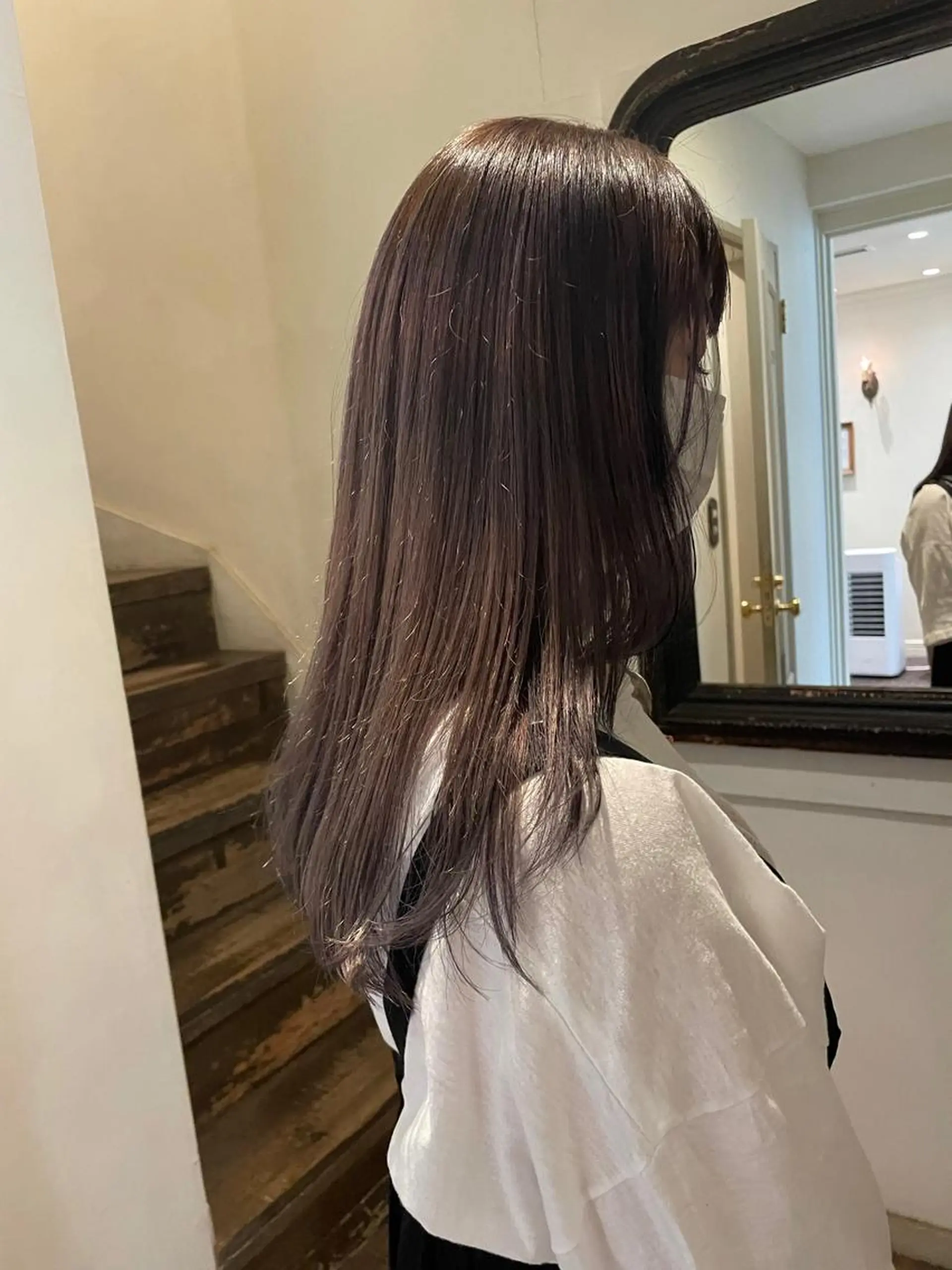 ロング カラー カット ヘアカラー 大人girly🛋️ 🤍yukakoのヘアスタイル