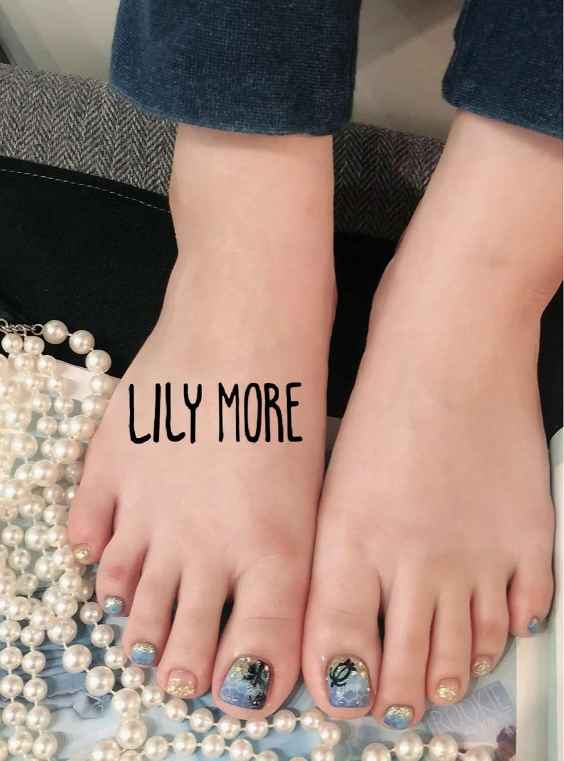 ネイル フットネイル Lily closetのネイルデザイン
