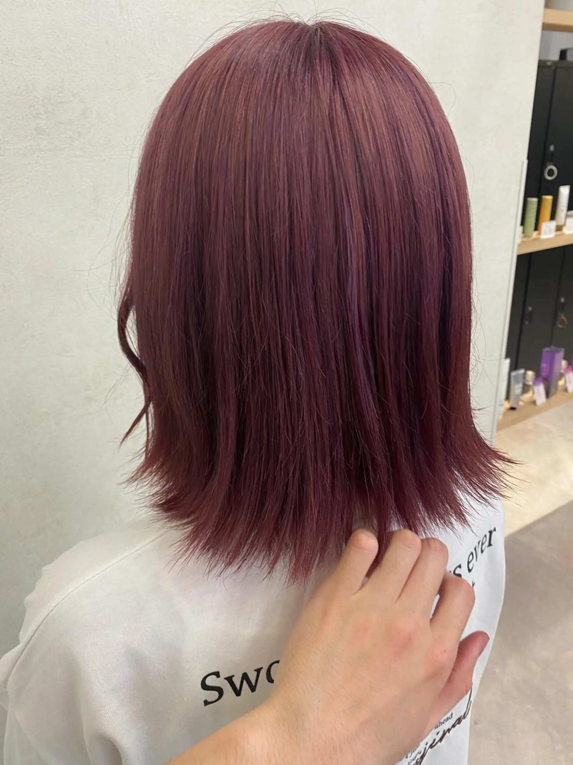 ミディアム メンズ縮毛矯正 ニュアンスパーマのヘアスタイル