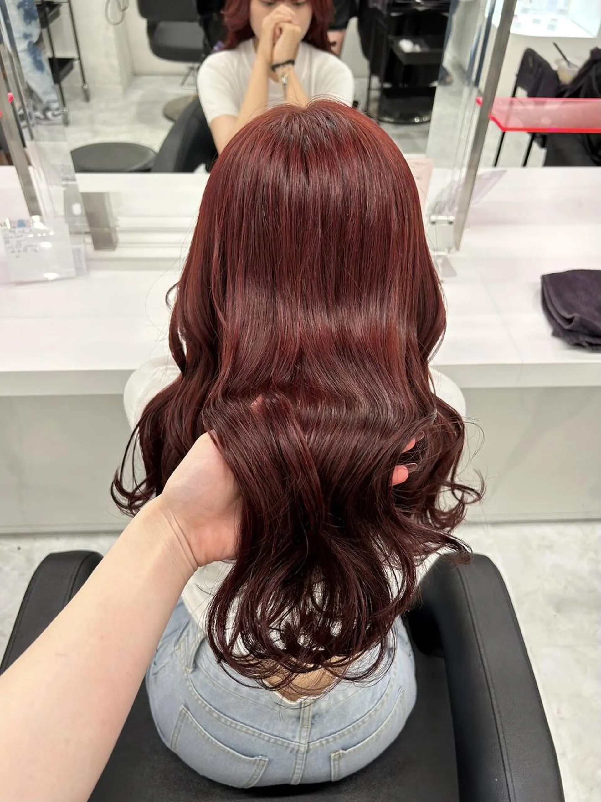 ロング カラー 表参道♡暗髪♡ 艶カラー♡アユミのヘアスタイル