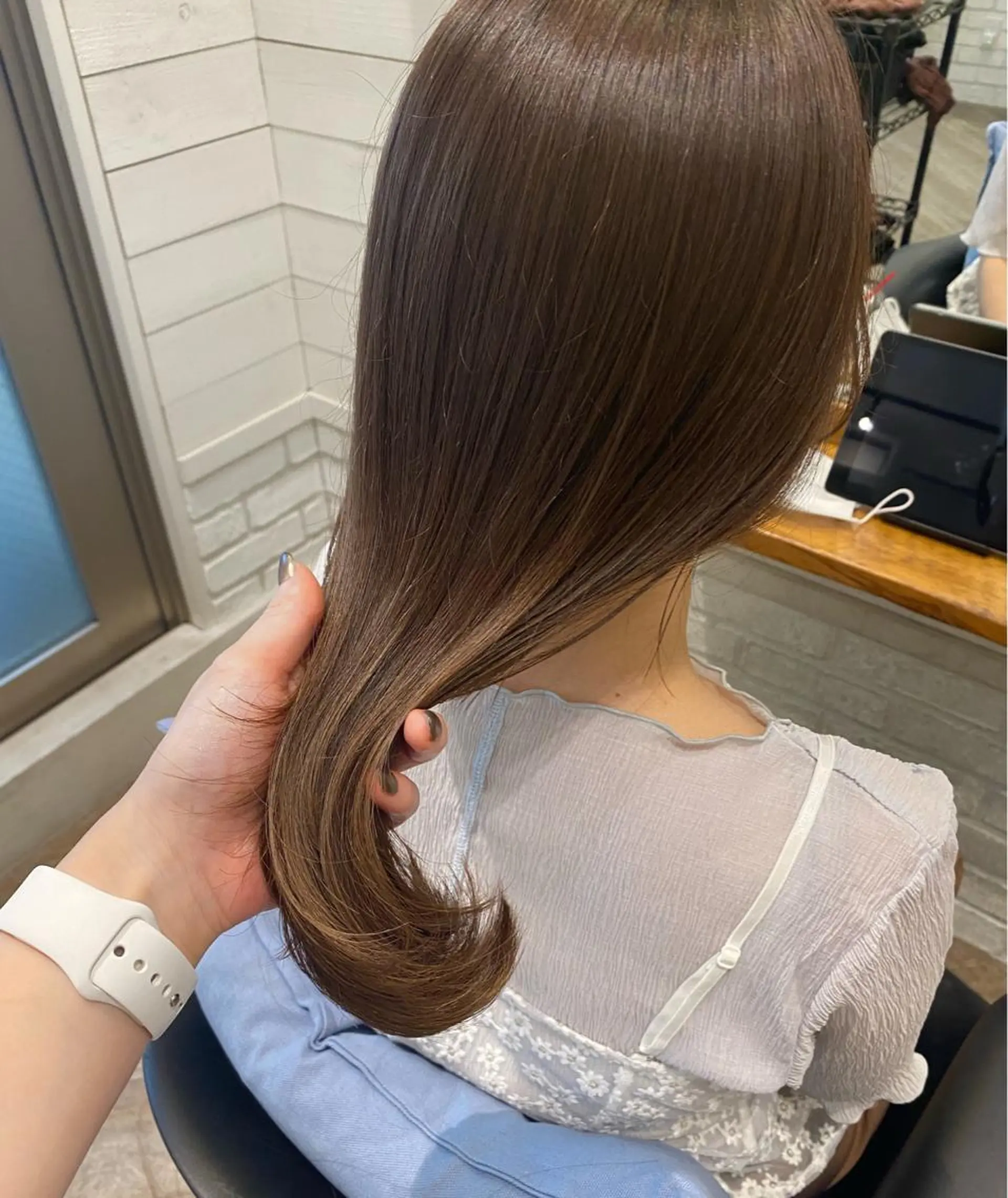 ロング カラー ベージュカラー シルバー シルバーベージュ 🌟アレンジが似合う カラー🌟Rumiのヘアスタイル