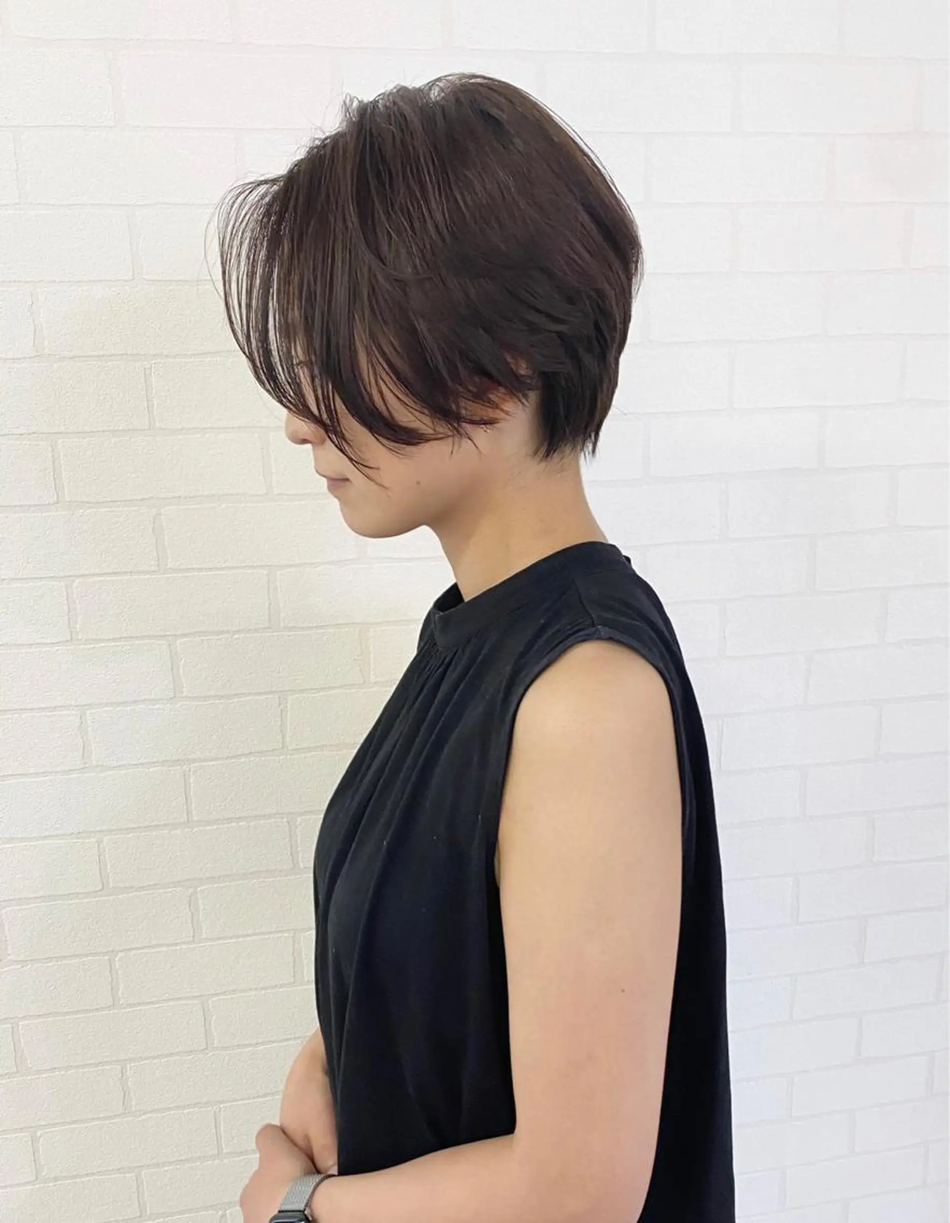 ショート くびれヘア ショートヘア カット ヘアカラー en Siena エンシエナのヘアスタイル