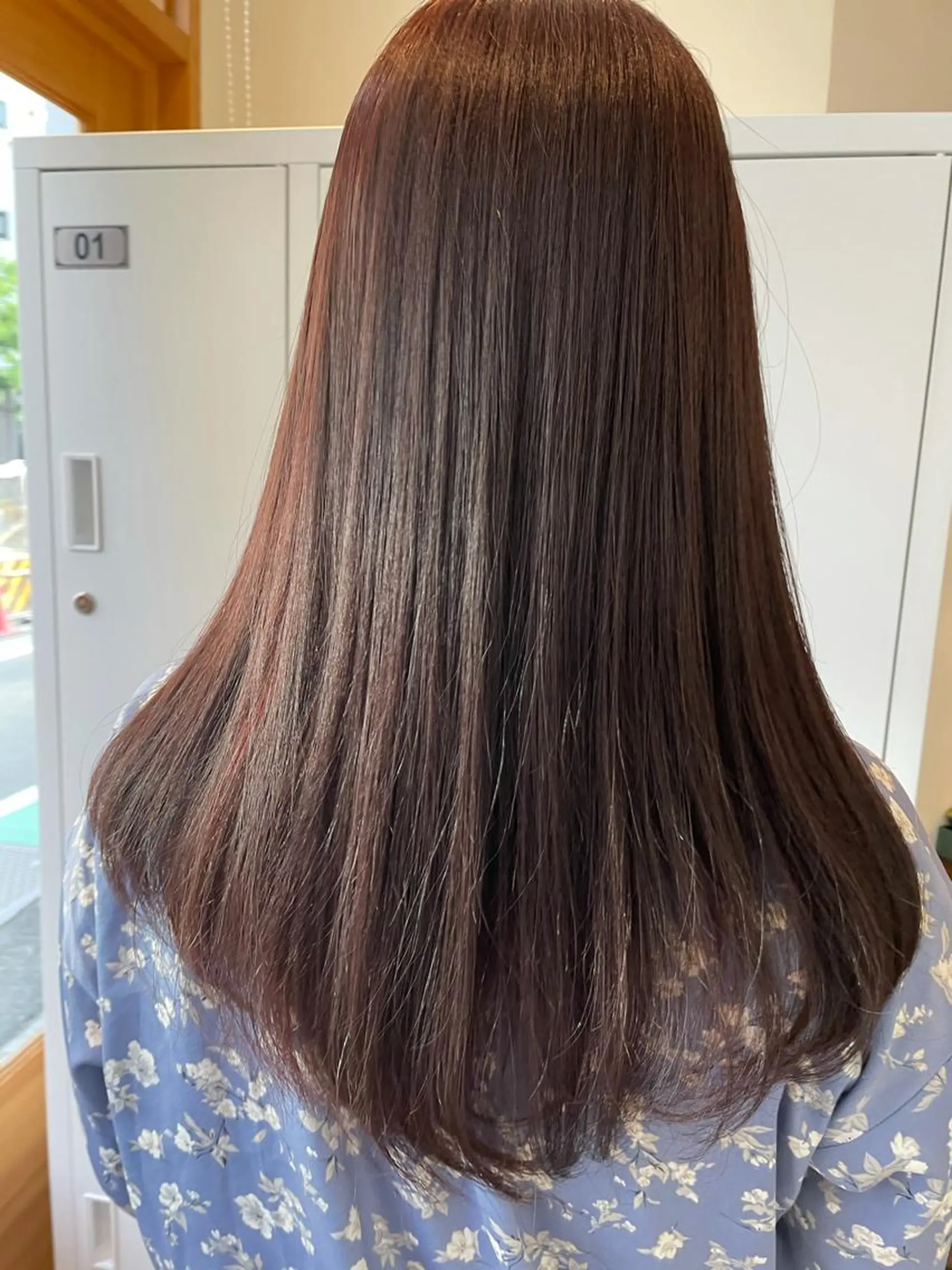 ロング カラー ブリーチ ラベンダーカラー ブリーチなしカラー ピンクカラー ピンクラベンダー ヘアカラー トリートメント 中目黒🌼 🌼ハナのヘアスタイル