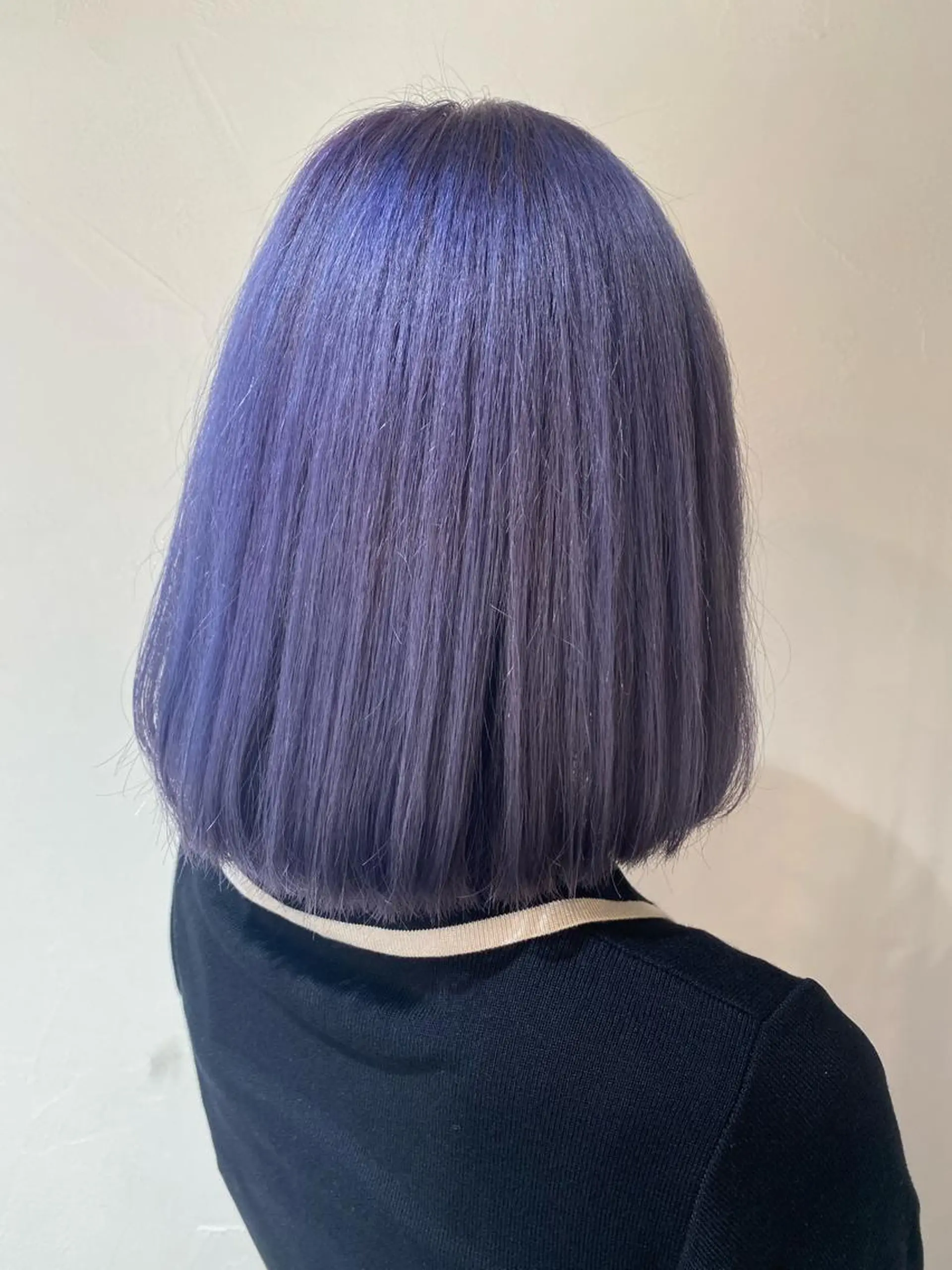 ミディアム パープルカラー TOMOKO 髪質改善💫縮毛矯正のヘアスタイル