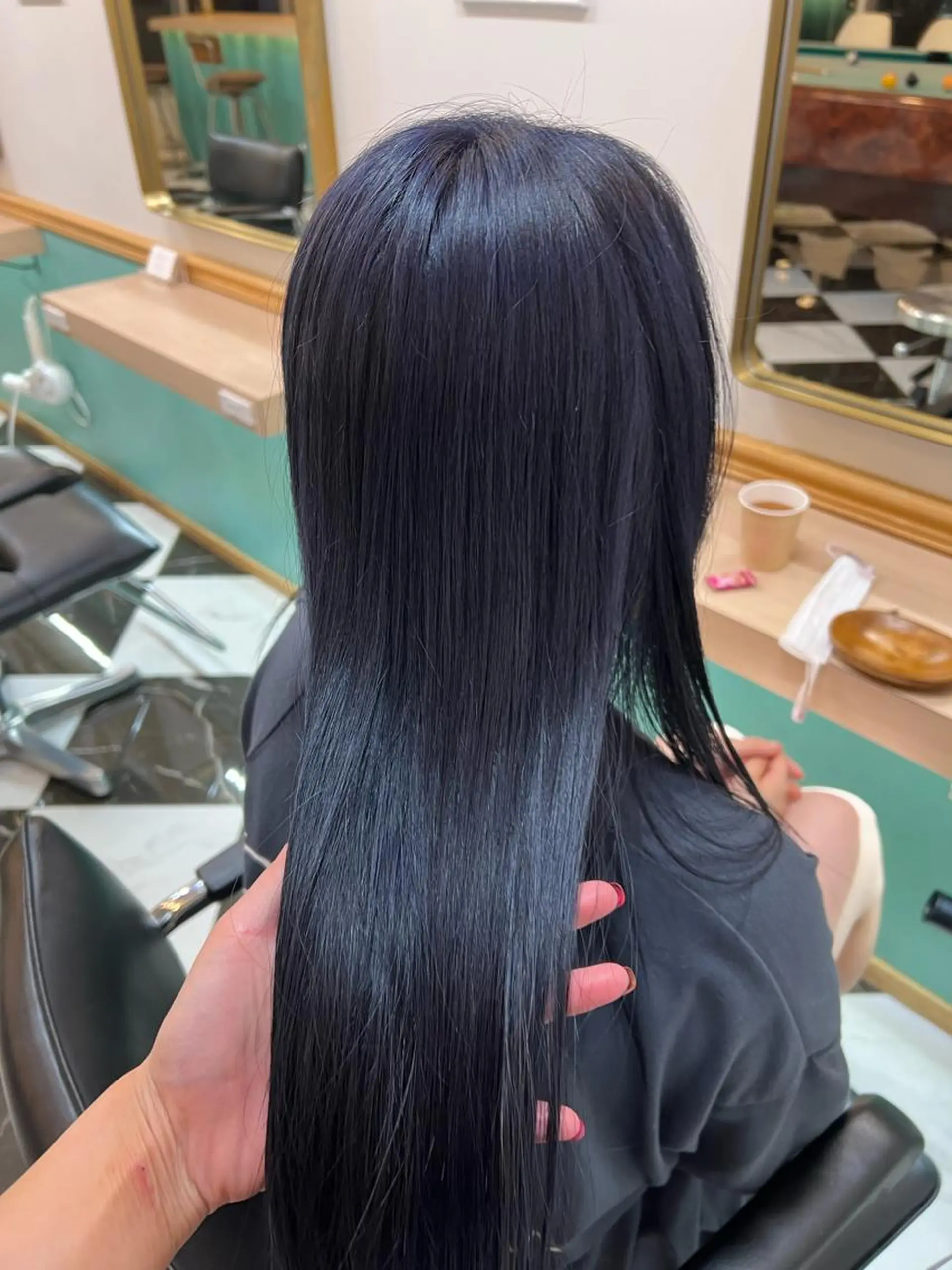 ロング ヘアカラー トリートメント 艶髪 mayuka💖のヘアスタイル