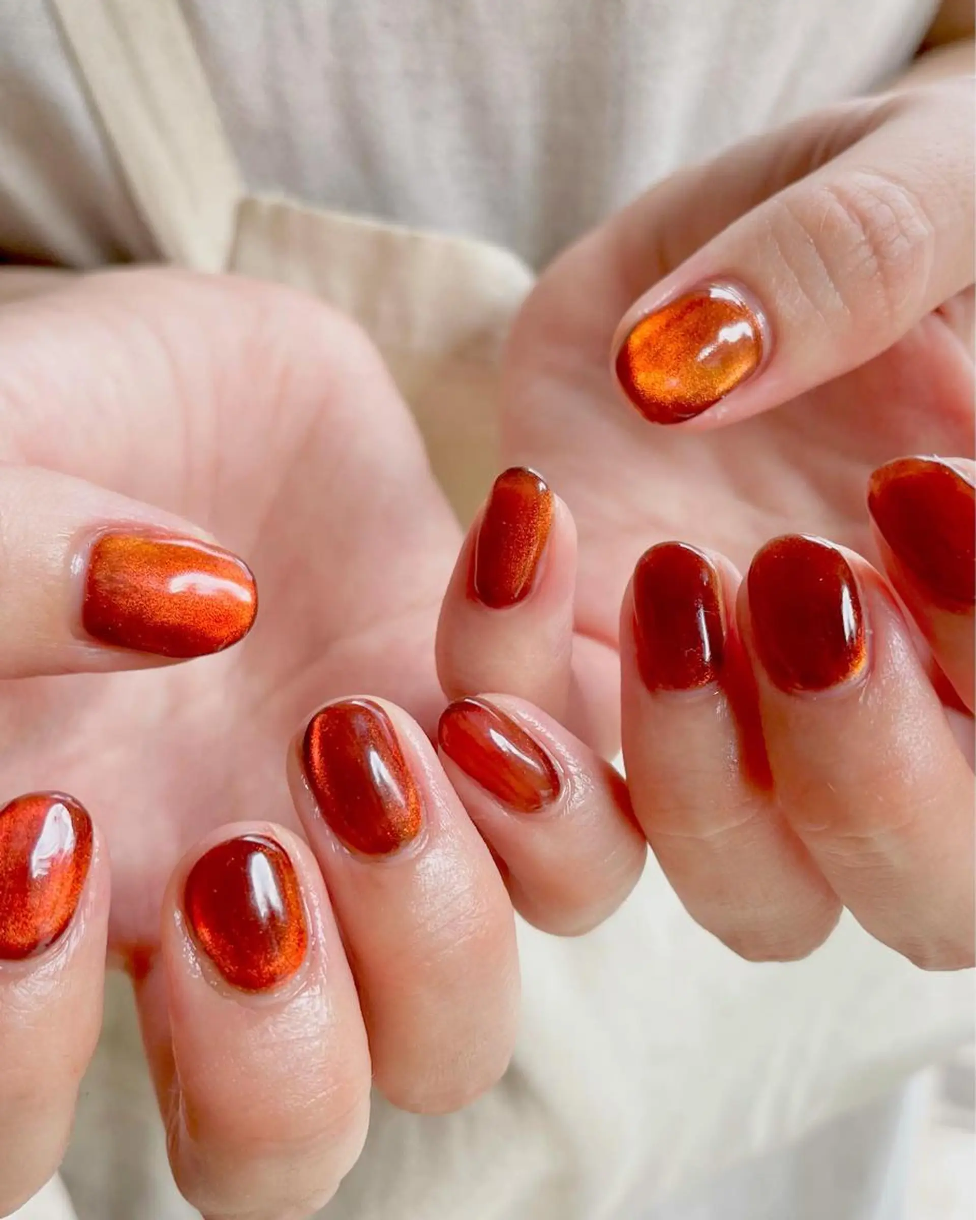 ネイル フットネイル ジェルネイル 韓国ネイル マグネットネイル ニュアンスネイル 甲府市徳行 🧸prunelleのネイルデザイン