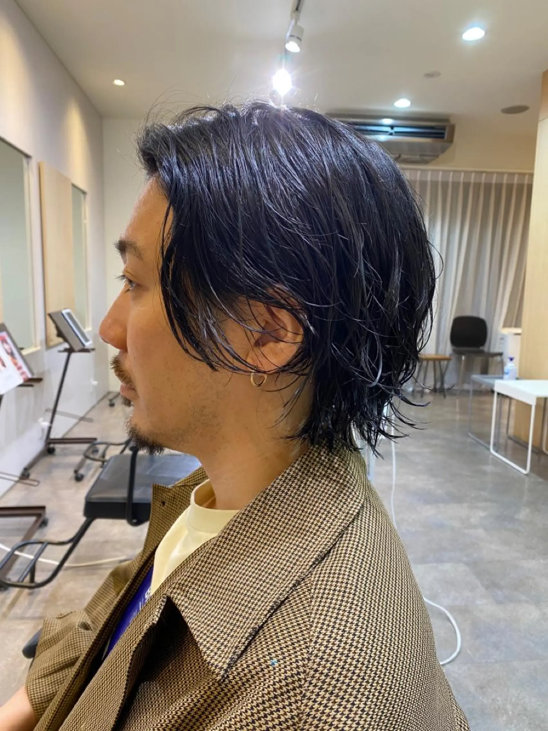 メンズ メンズパーマ 刈り上げ ✨弱酸性縮毛/艶々✨ 髪質改善Mai🌟のヘアスタイル