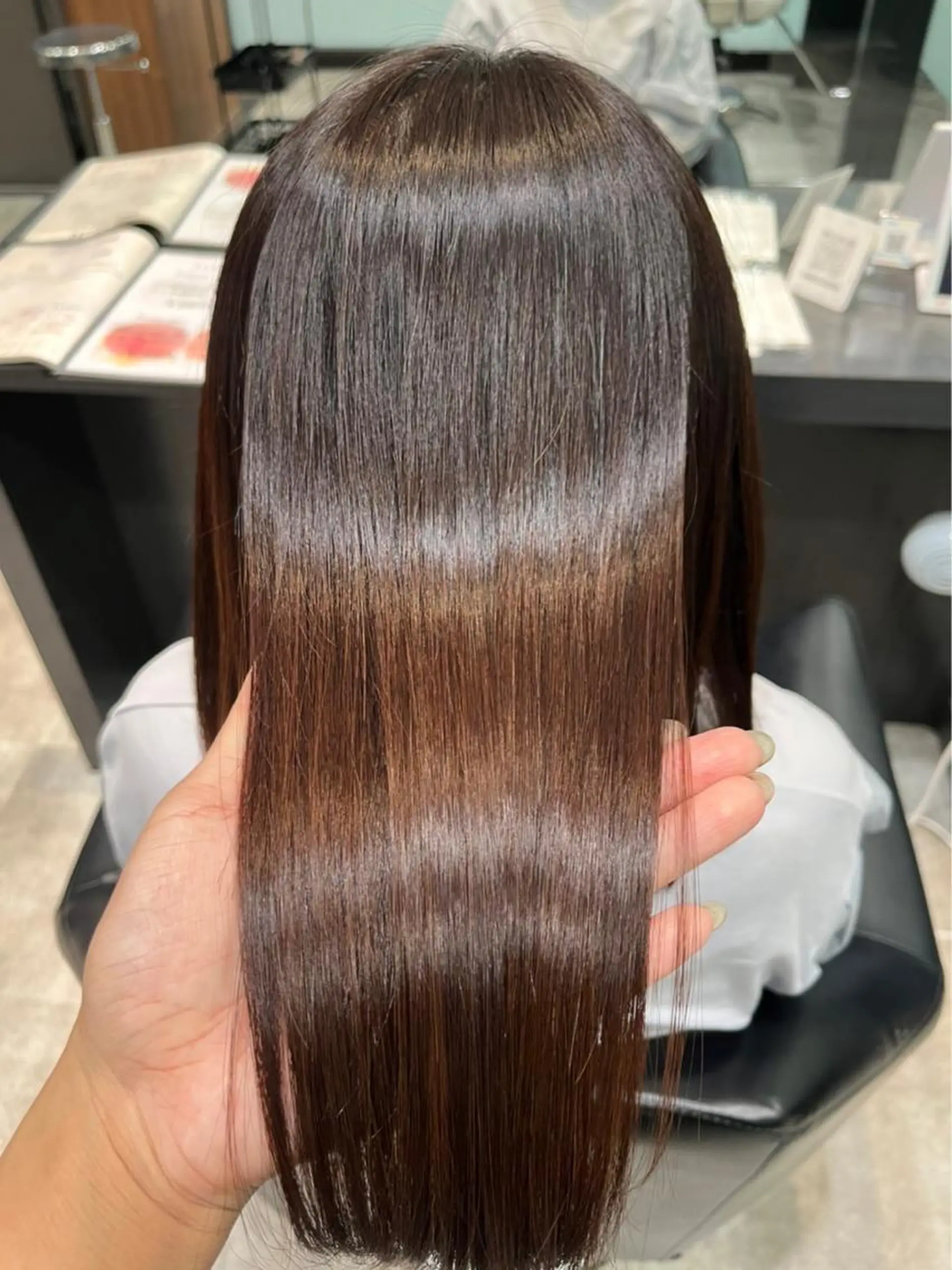 ミディアム 髪質改善 玉城 和磨のヘアスタイル