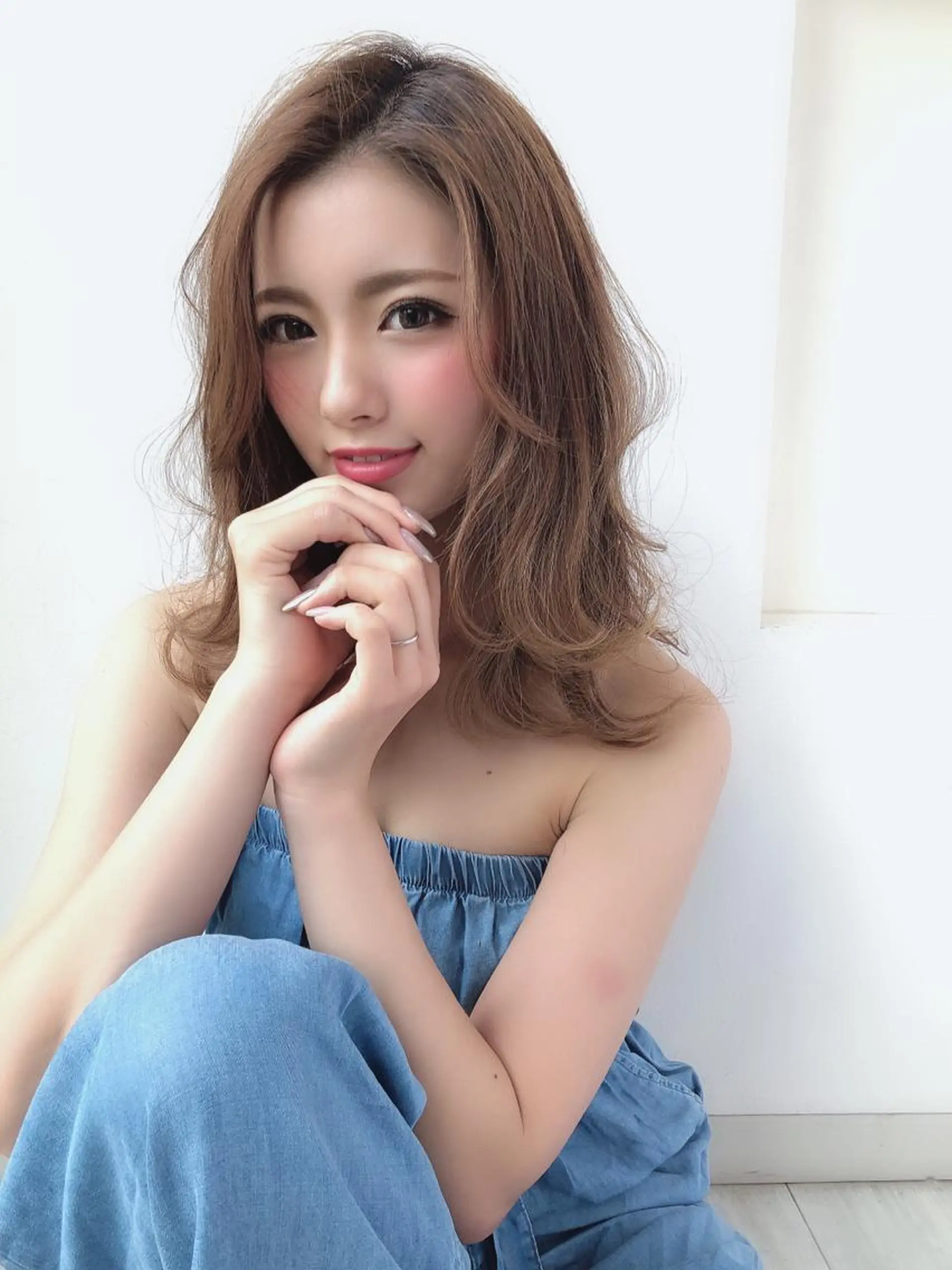 ミディアム 似合わせカット 小顔カット 縮毛矯正・髪質改善 ❣️三浦正也のヘアスタイル