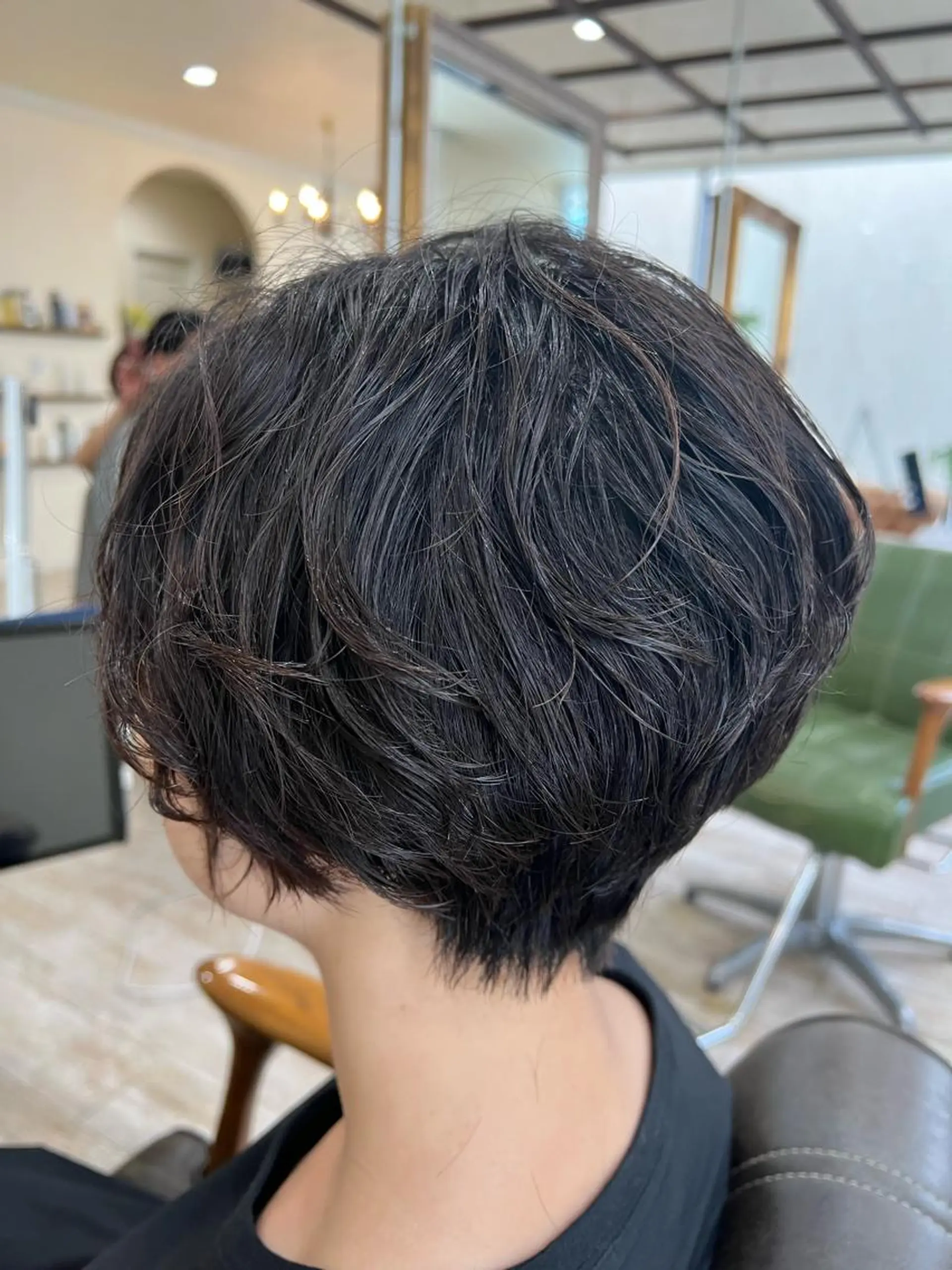 ショート カラー パーマ ハンサムショート 髪質改善 ショートヘア カット パーマ トリートメント 新越谷noble店長 松本拓也▶◀*.のヘアスタイル