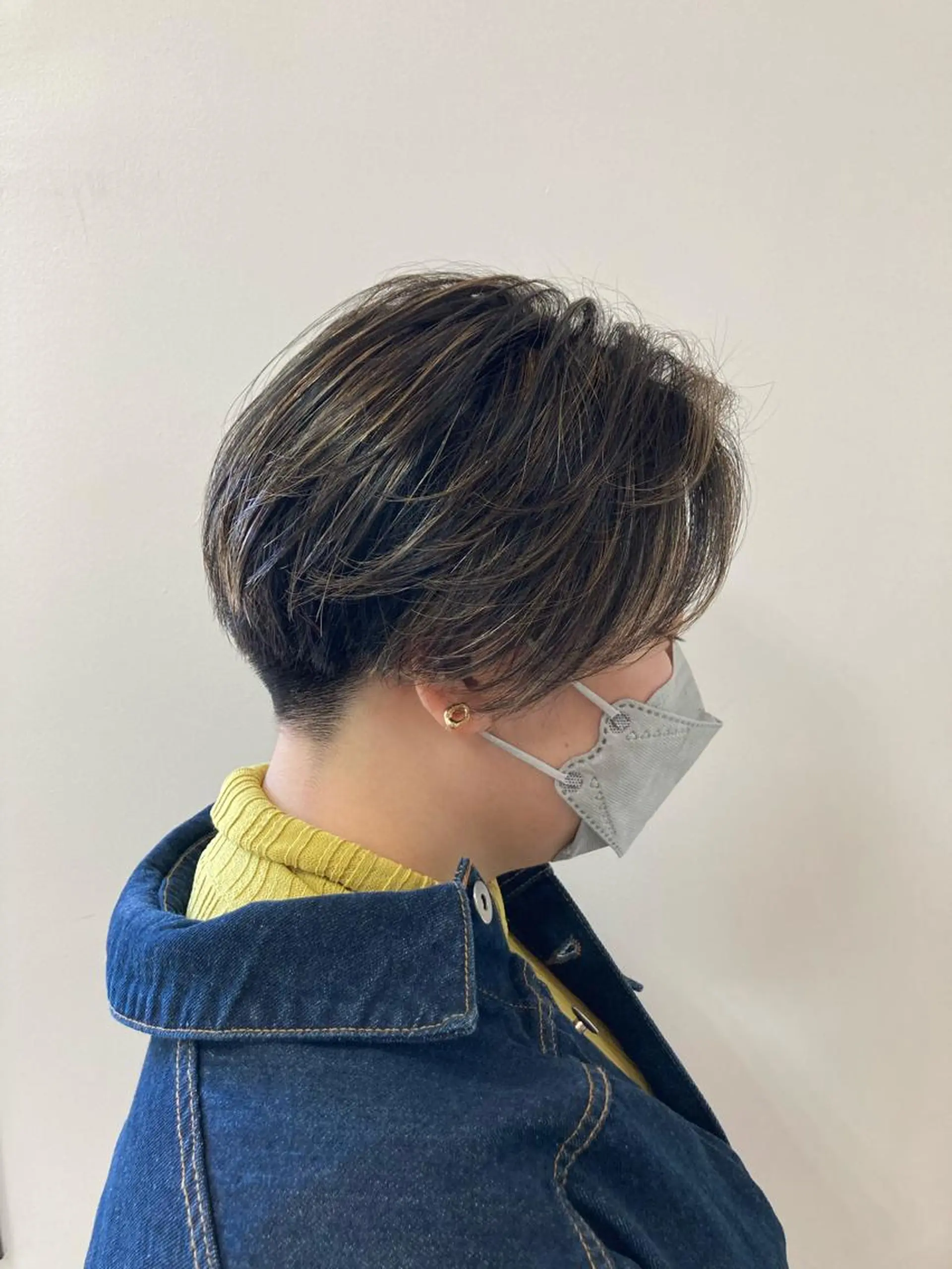 ショート 【白髪ぼかし】 愛甲竜佑のヘアスタイル