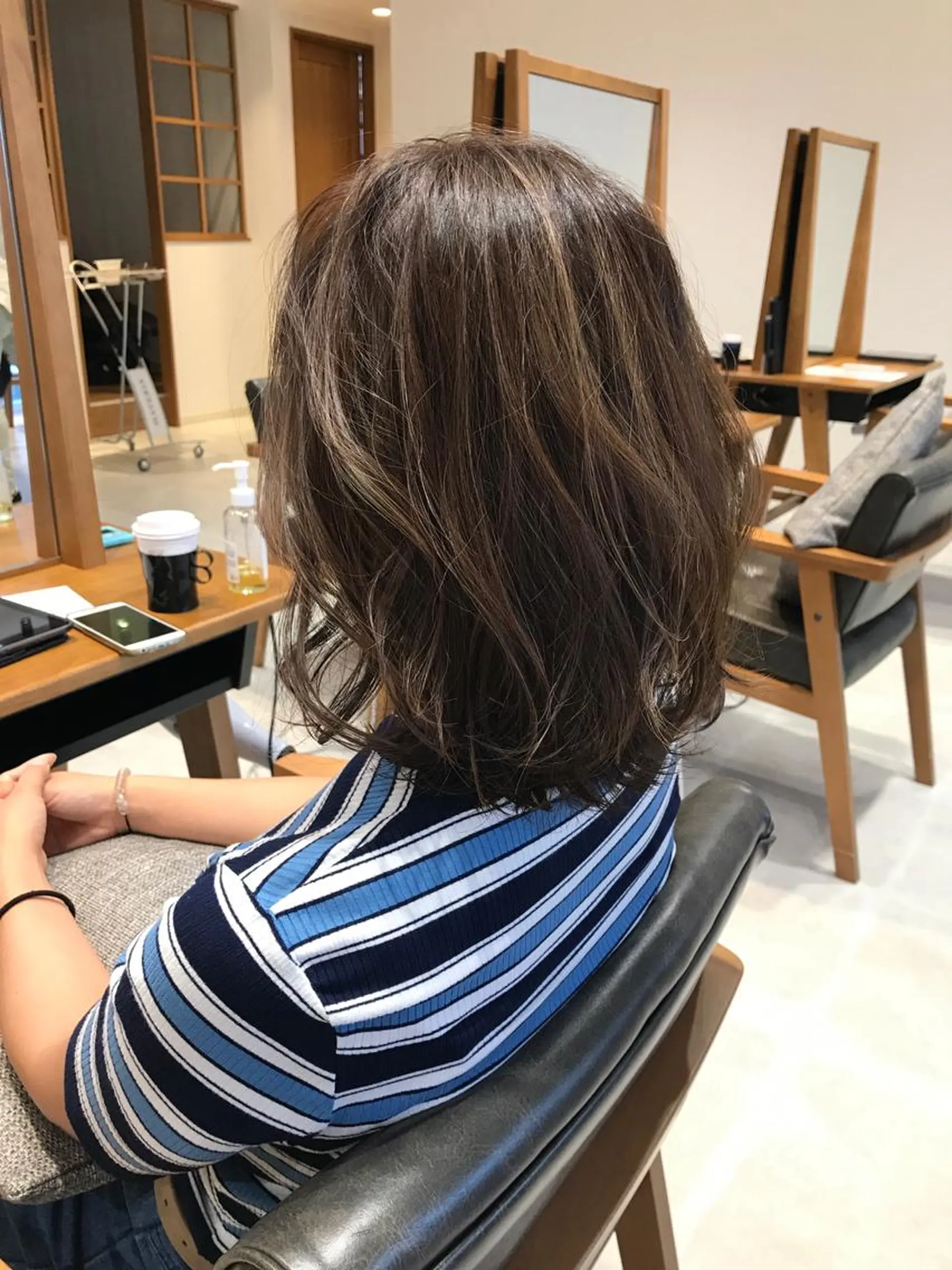 ショート カラー パーマ ボブ カット ヘアカラー トリートメント 高橋 昭雄のヘアスタイル