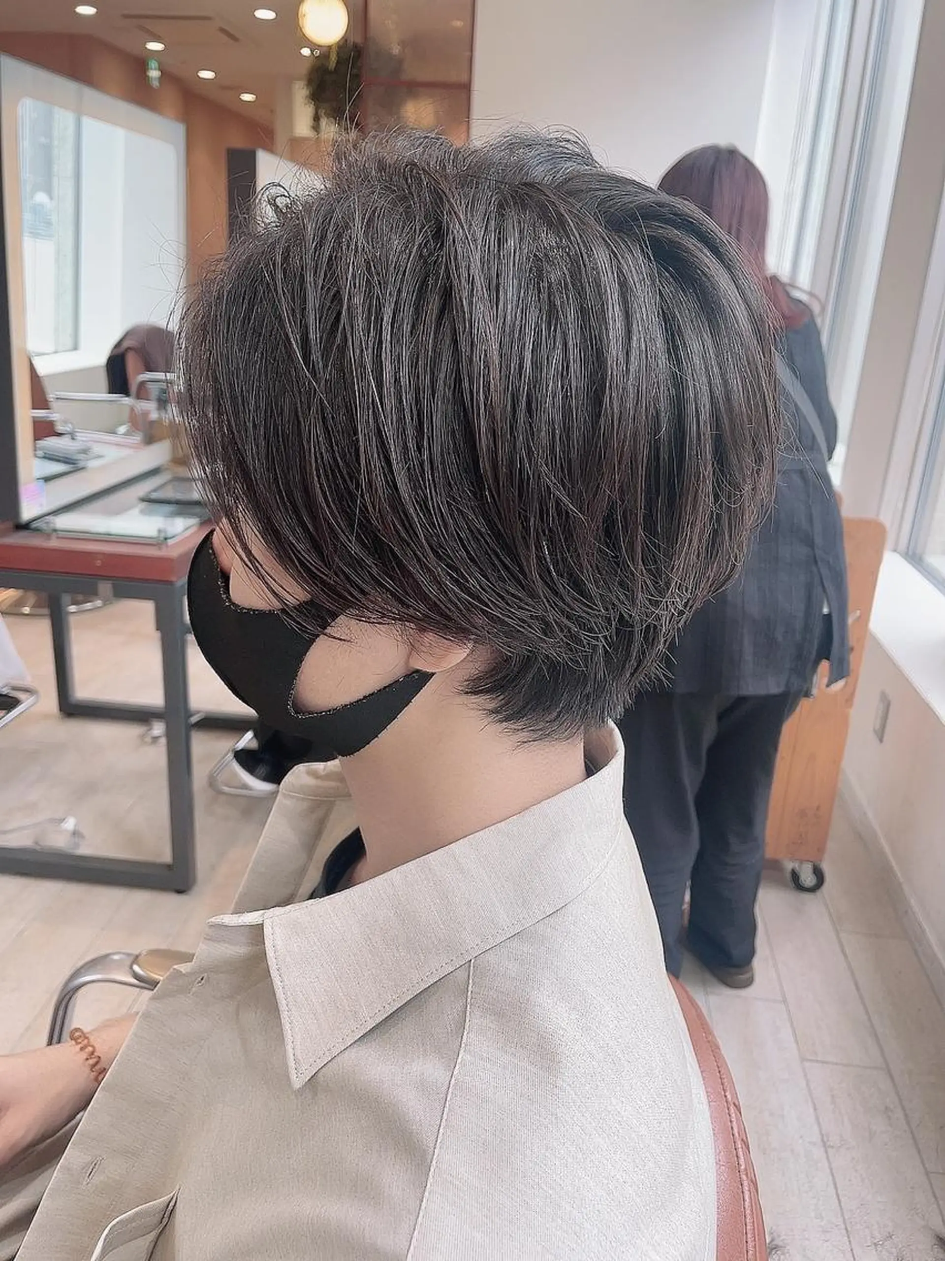 ミディアム メンズ センターパート 刈り上げ カット ヘッドスパ 🦖鶴岡香純🦖 5/1から復帰しますのヘアスタイル