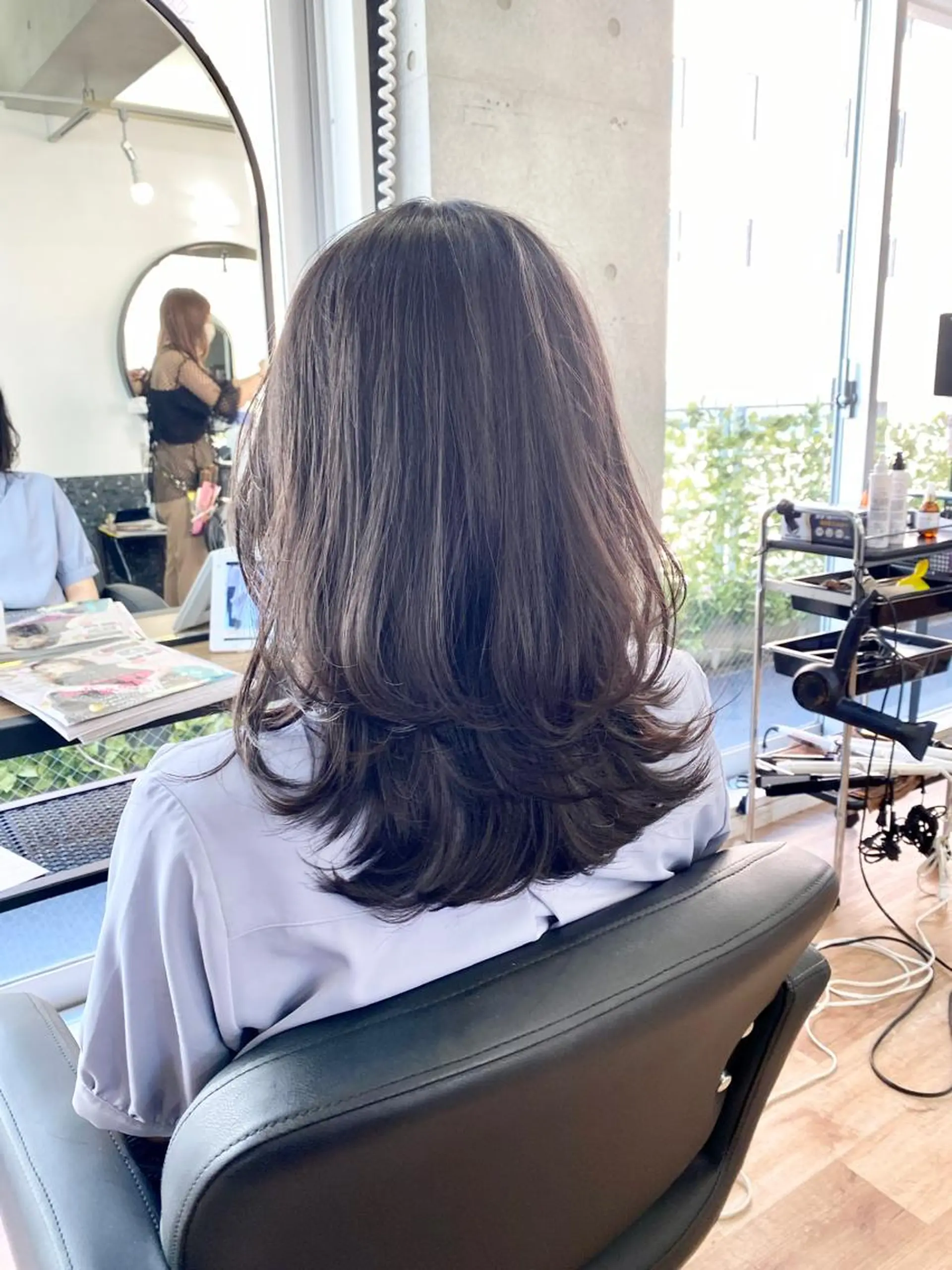 ミディアム くびれヘア くびれレイヤー レイヤーカット ウルフカット 似合わせレイヤー 🇰🇷荒木洋文のヘアスタイル