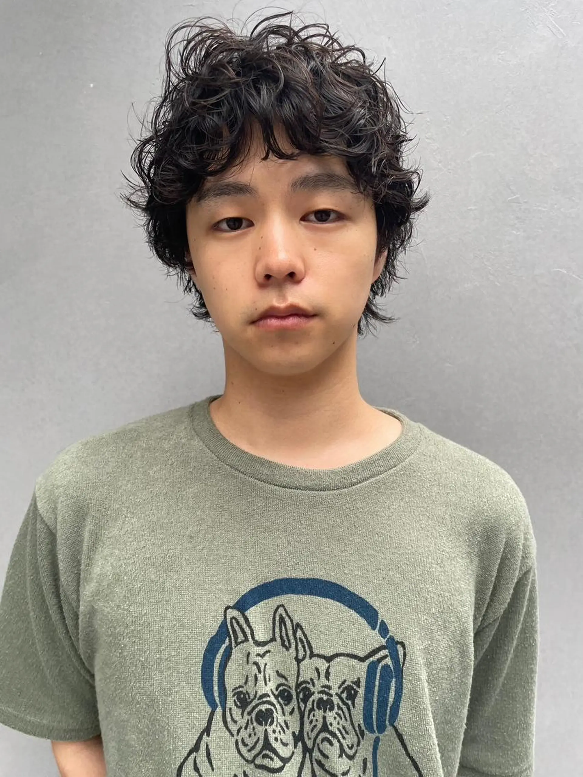 ショート カラー パーマ メンズ メンズブリーチ メンズハイライト メンズメッシュ ブリーチ ハイライトカラー カット パーマ CEINE loqのヘアスタイル