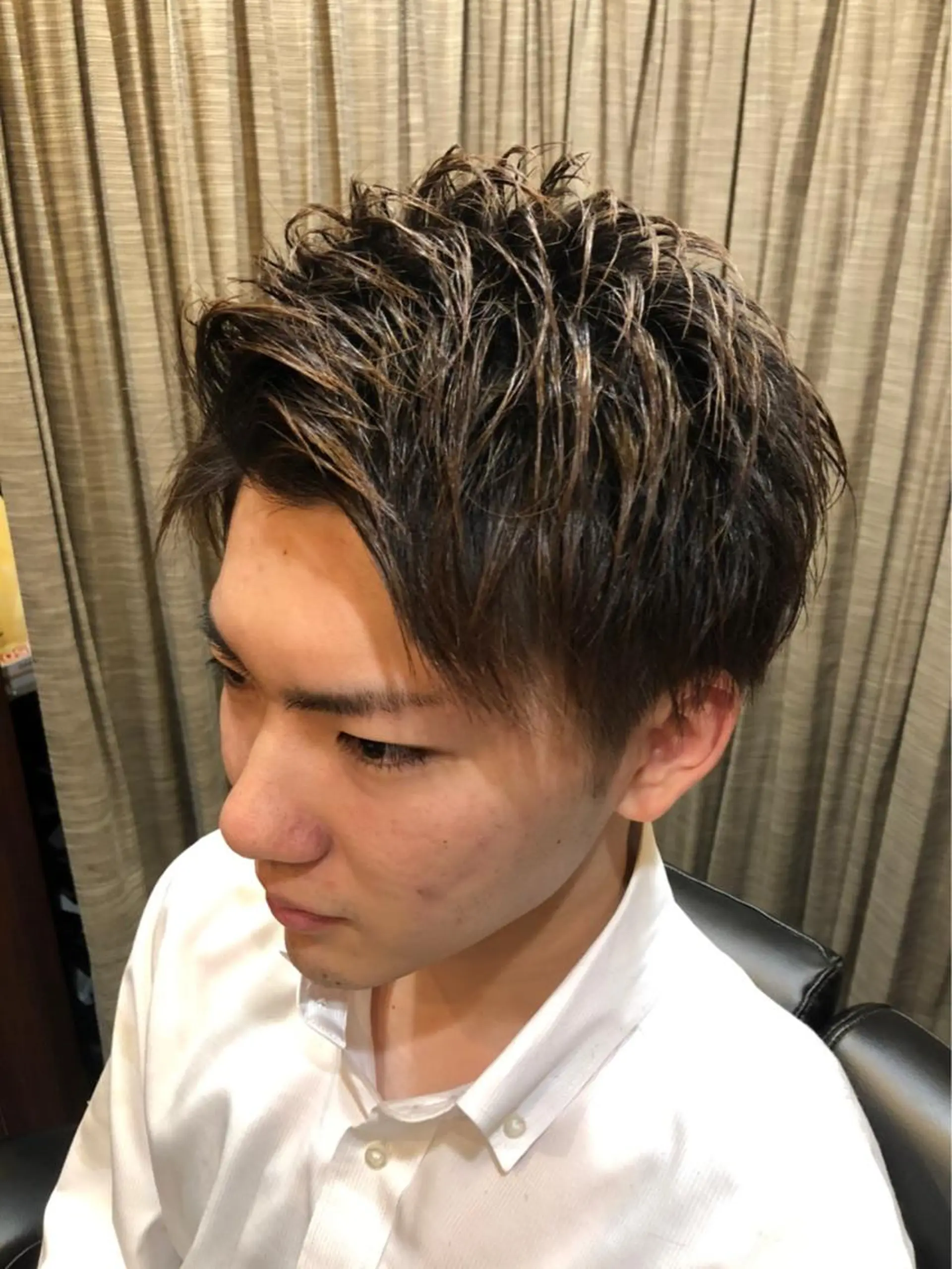 ショート メンズ 浅見 天翔のヘアスタイル