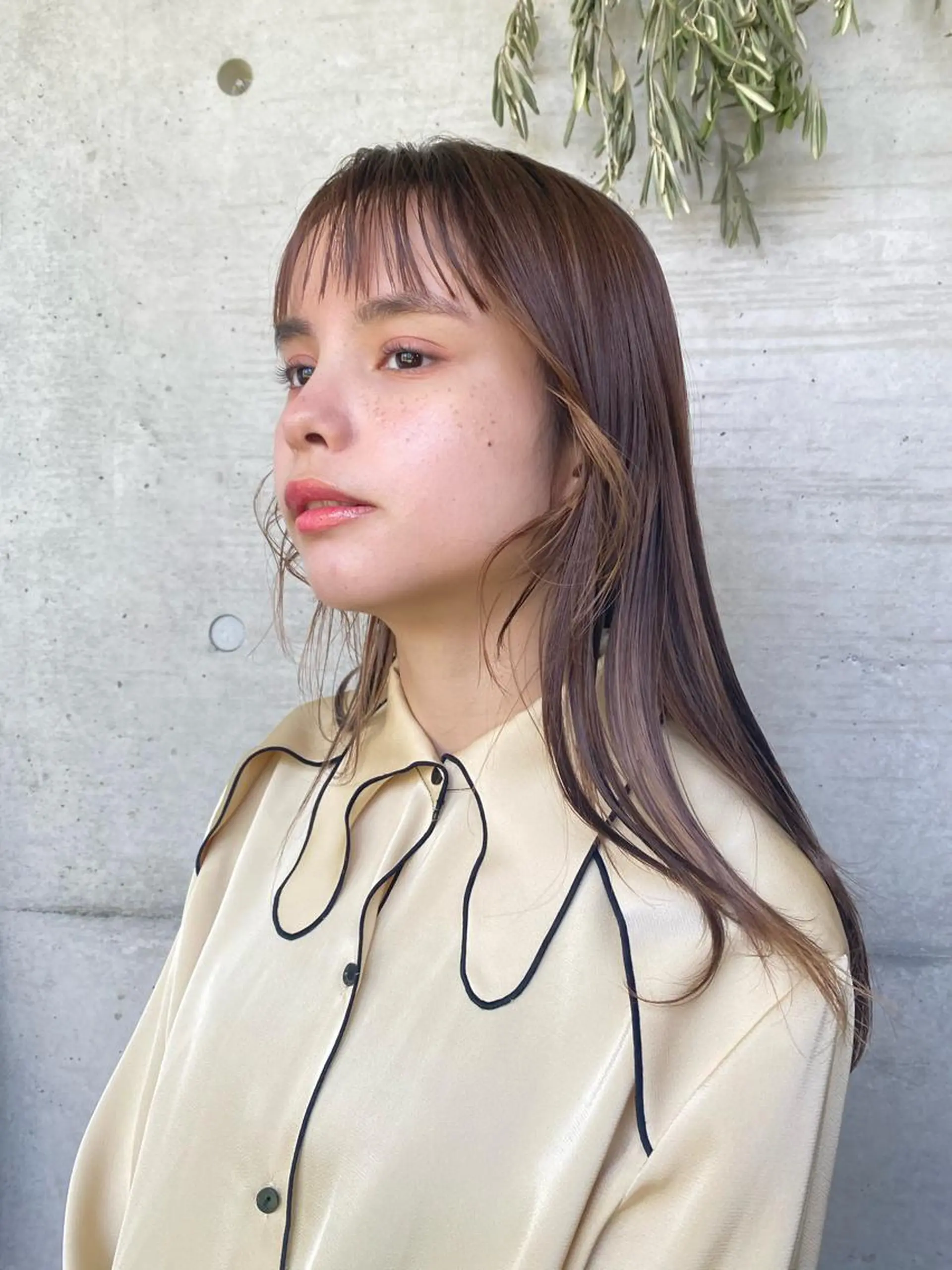 ロング カラー パーマ ヘアアレンジ メンズ キッズ ネイル マツエク・マツパ モリモト サナのヘアスタイル