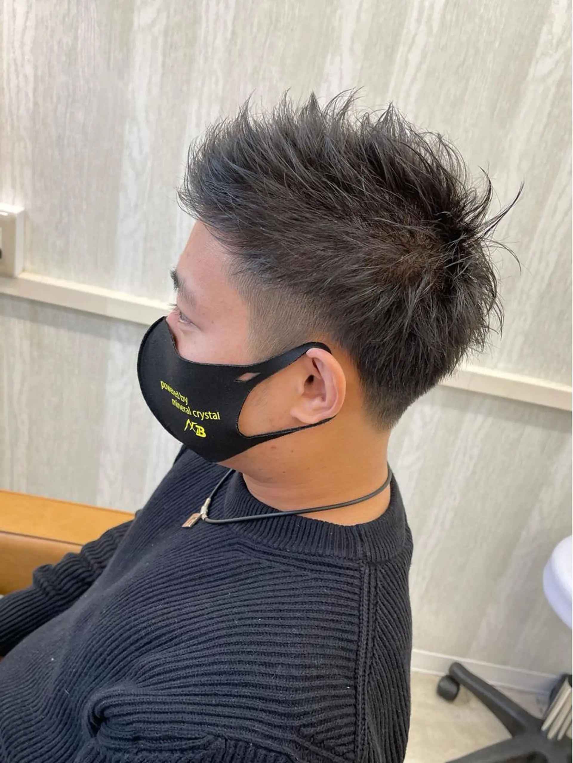 ショート ヘアアレンジ メンズ 刈り上げ ショートヘア カット ヘッドスパ ヘアセット 【大宮】 メンズ専門吉川のヘアスタイル