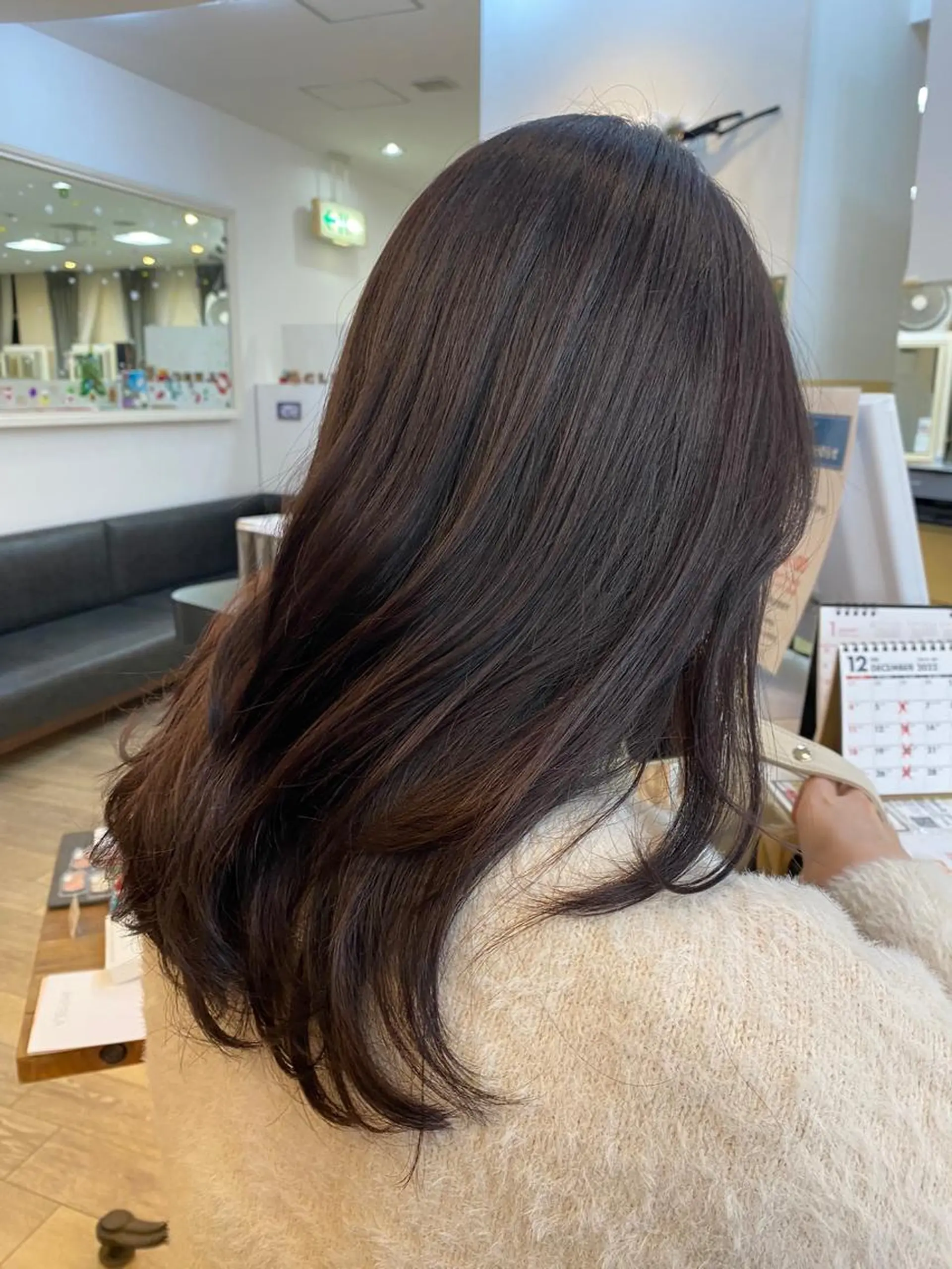セミロング カラー カット ヘアカラー トリートメント 市川 博紀 店長のヘアスタイル