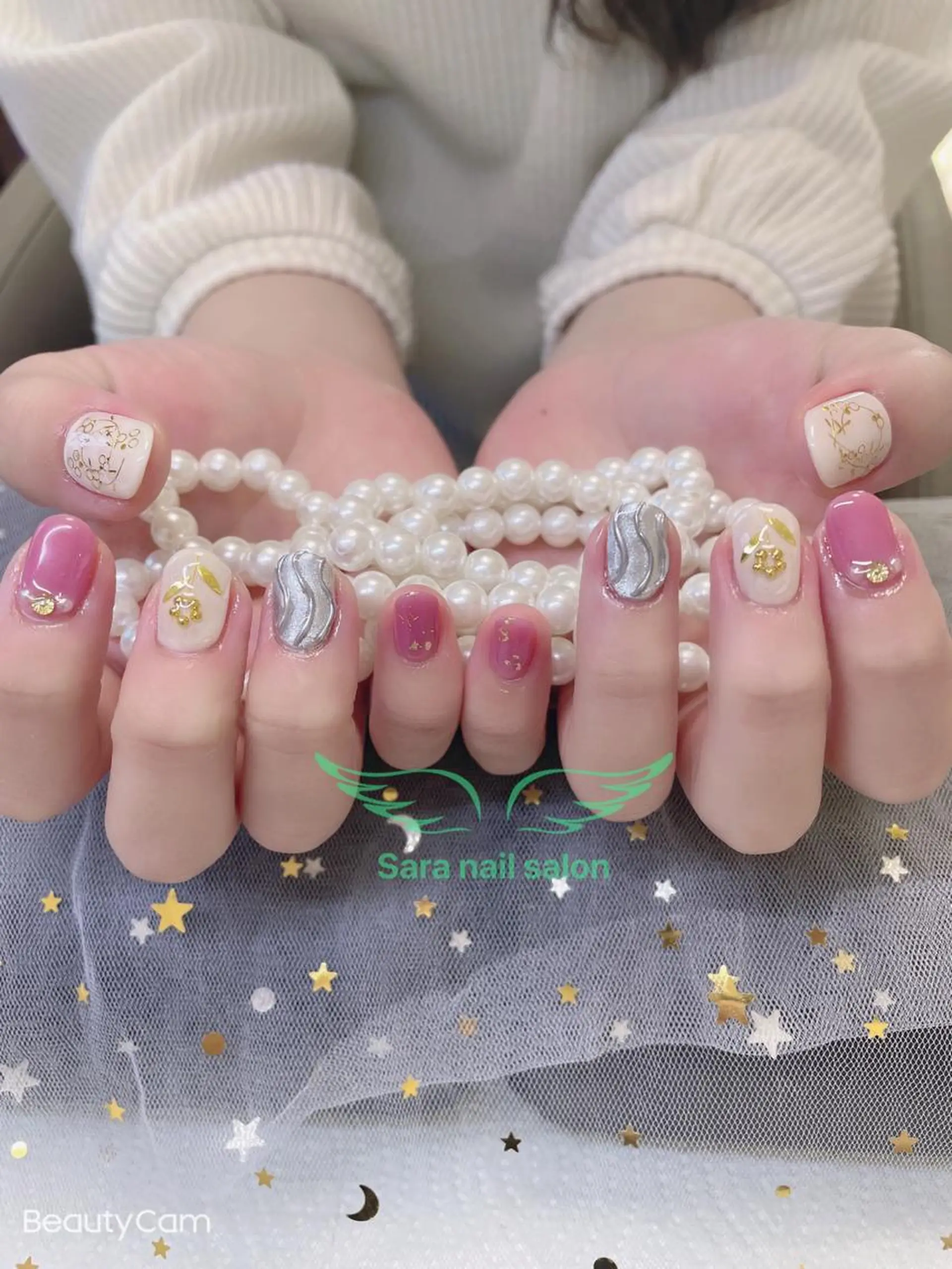 ネイル 春ネイル 小岩 Saraのネイルデザイン