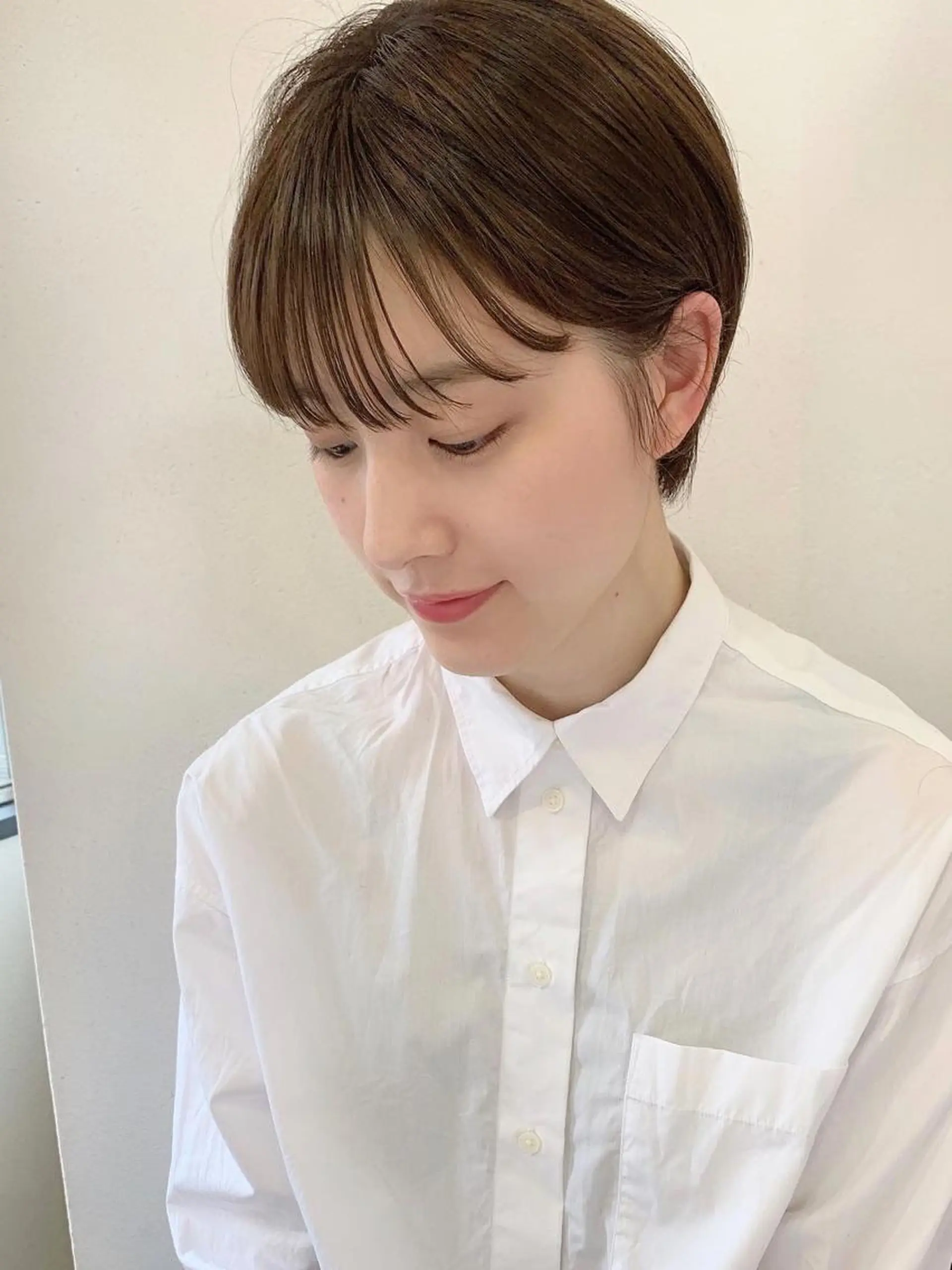 ショート 縮毛矯正/ショート/ レイヤー/畑中正敏のヘアスタイル