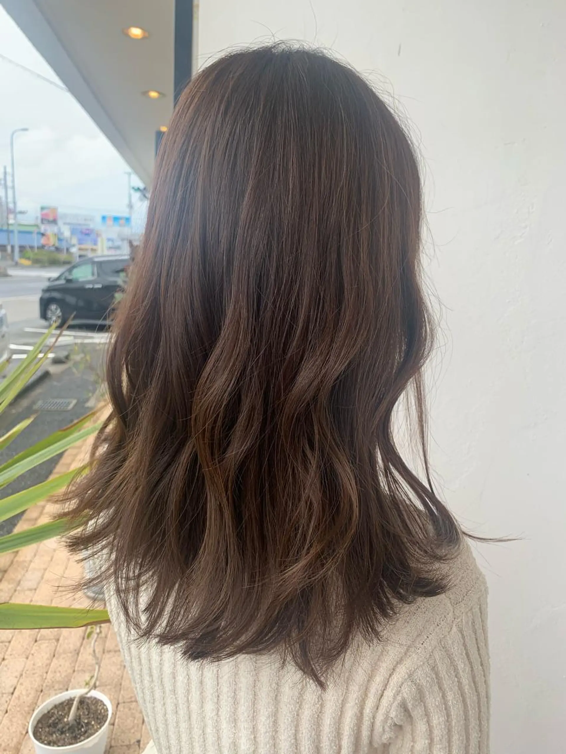 ロング カラー ロング 青木 くるみのヘアスタイル
