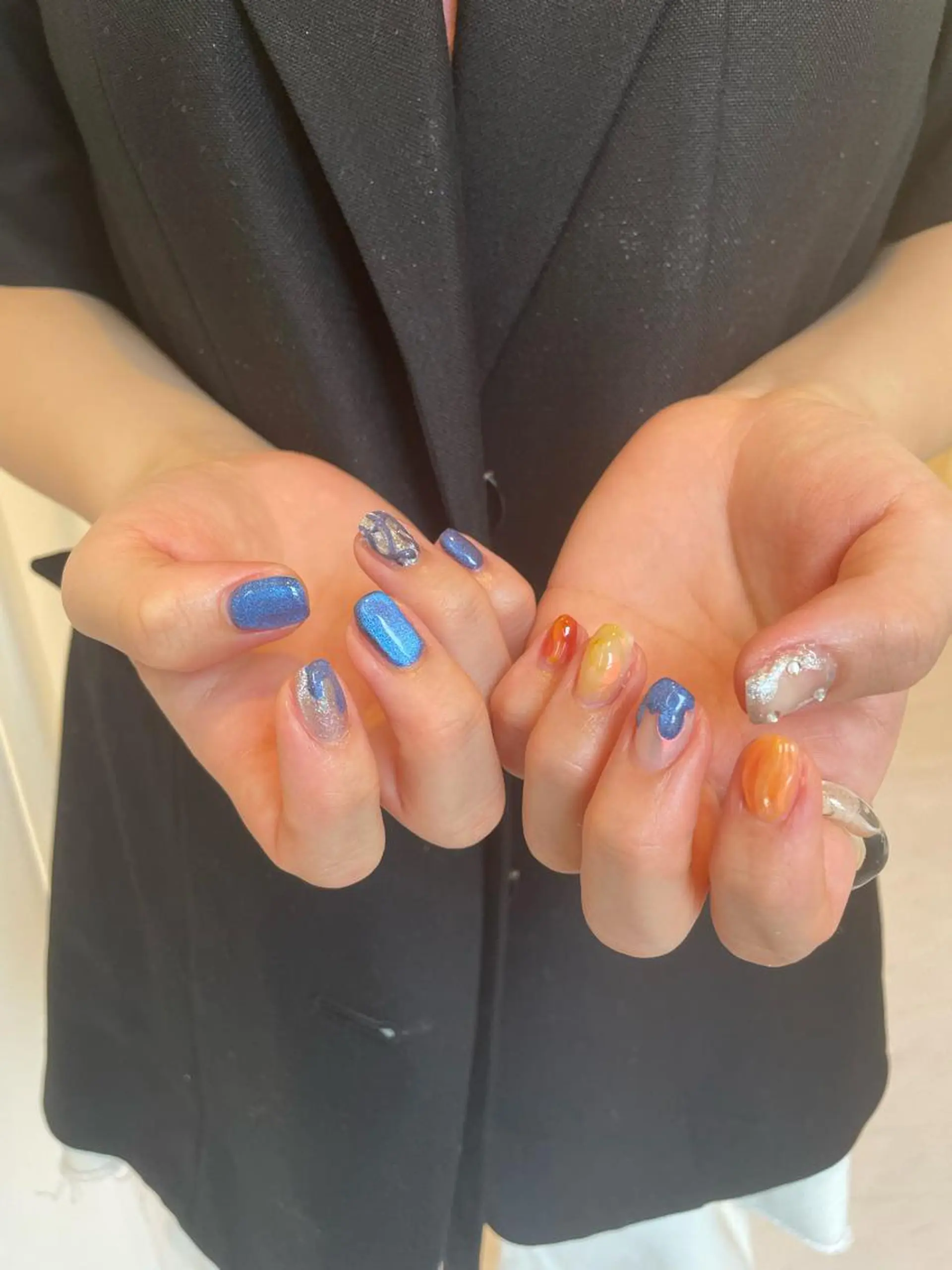 ネイル 束感まつ毛/ネイル/ LED♥KIRARAのマツエク・マツパデザイン