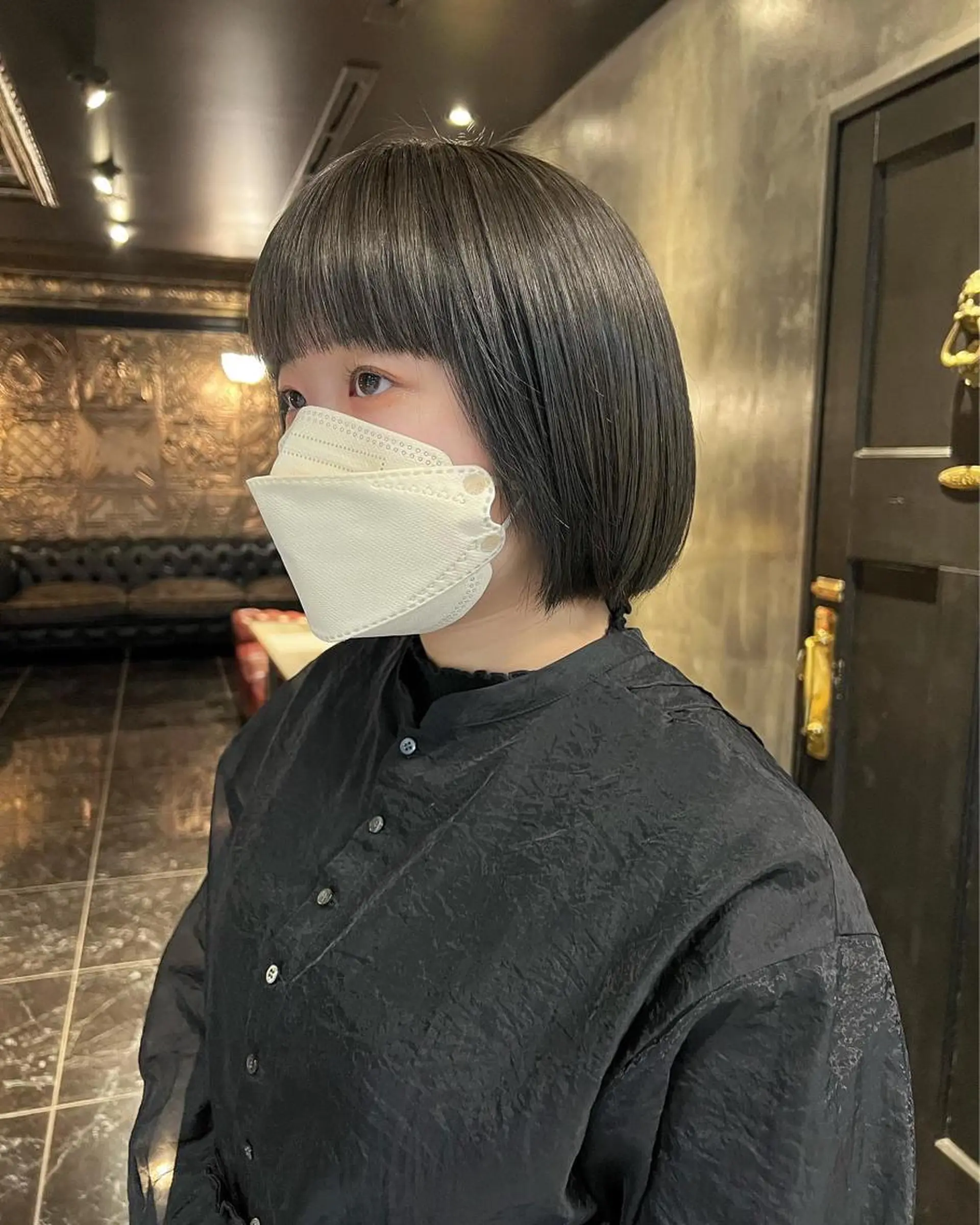 ミディアム カラー 透明感カラー グレージュ 圧倒的デザイン力 店長🎨RENAのヘアスタイル