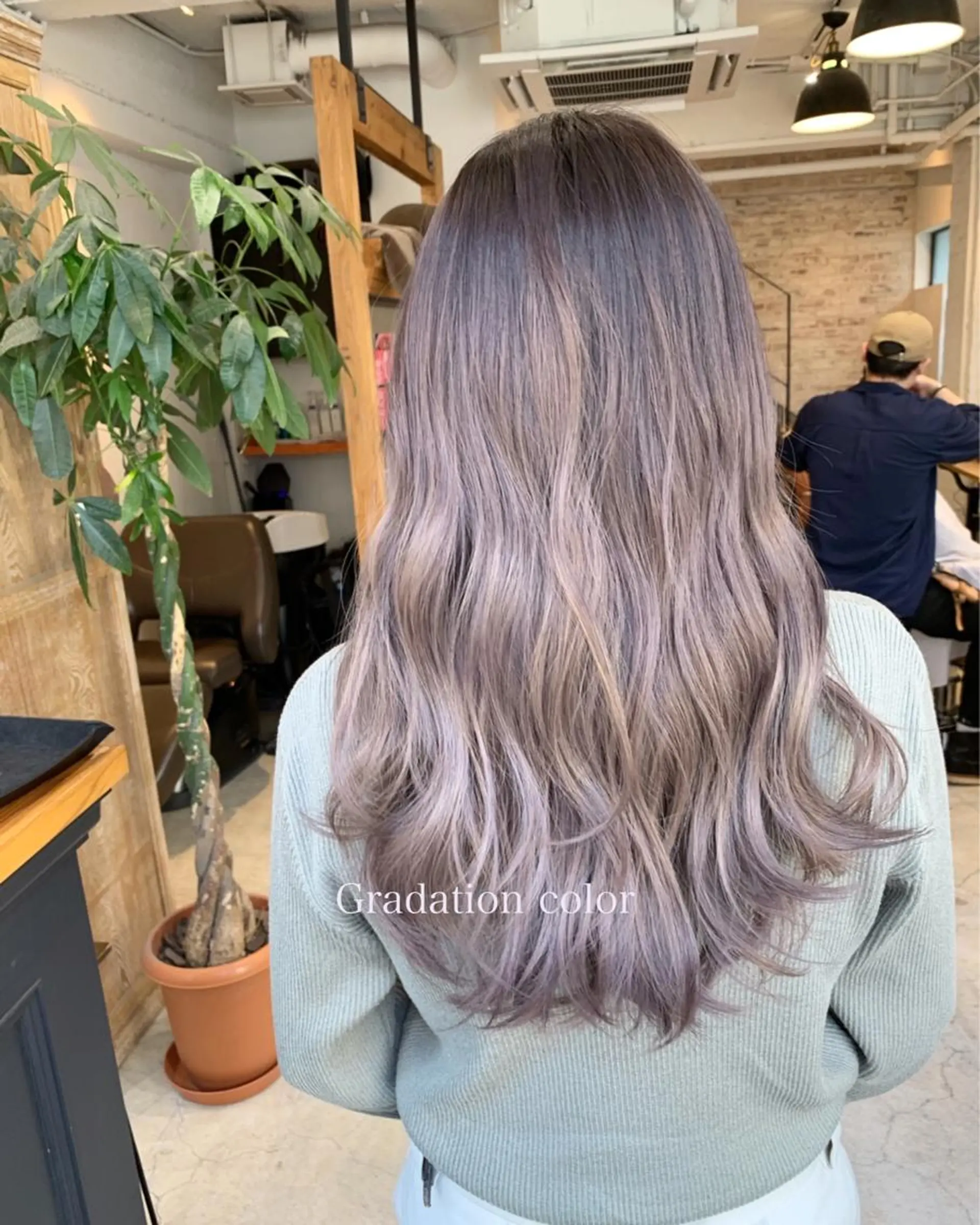 ロング 韓国風カラー 韓国風ヘア PARIS hair salon所属・秋葉原　柏木絢汰 ✨当日予約okのヘアスタイル